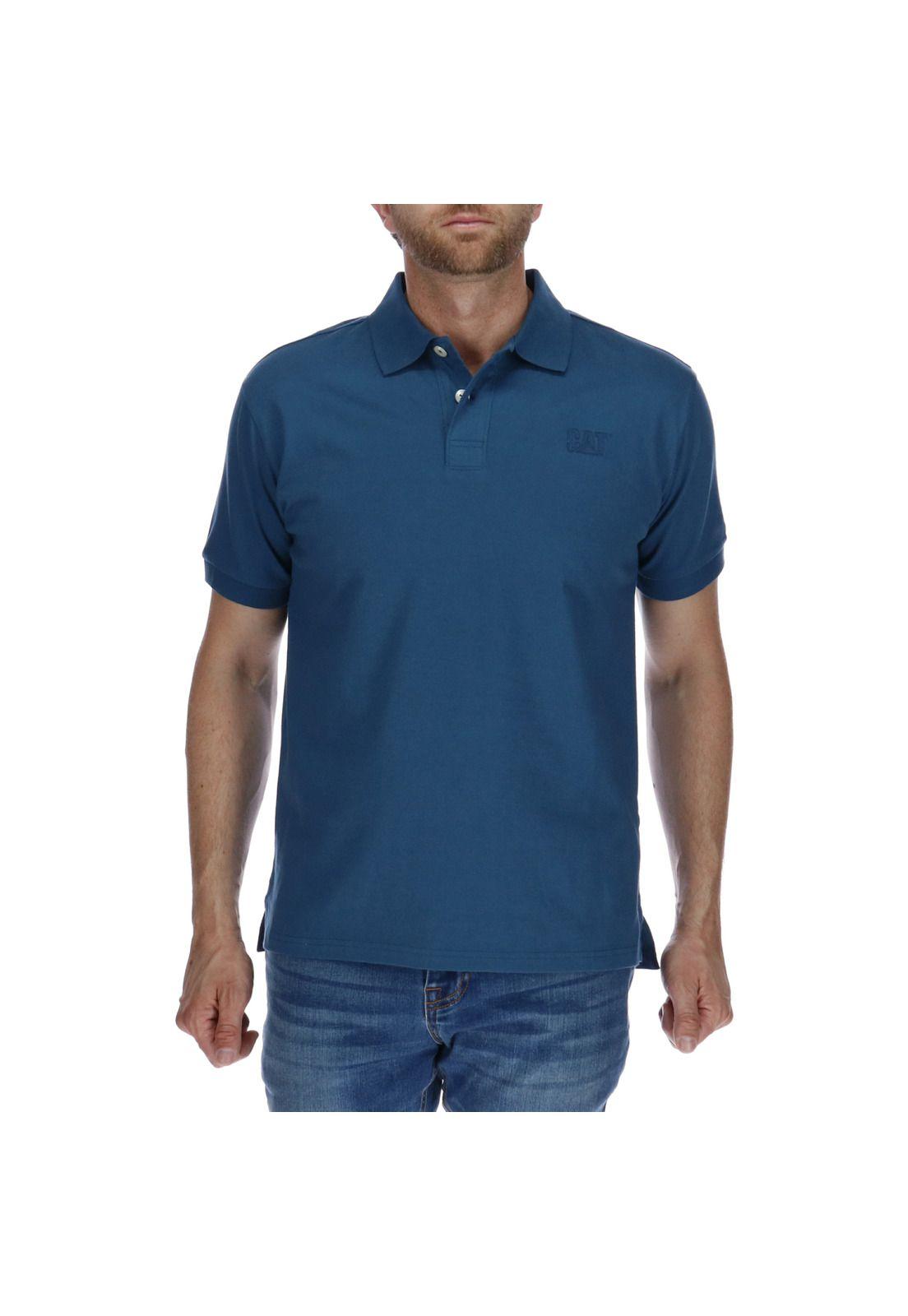 Polera Polo Classic Logo Azul Oscuro-0