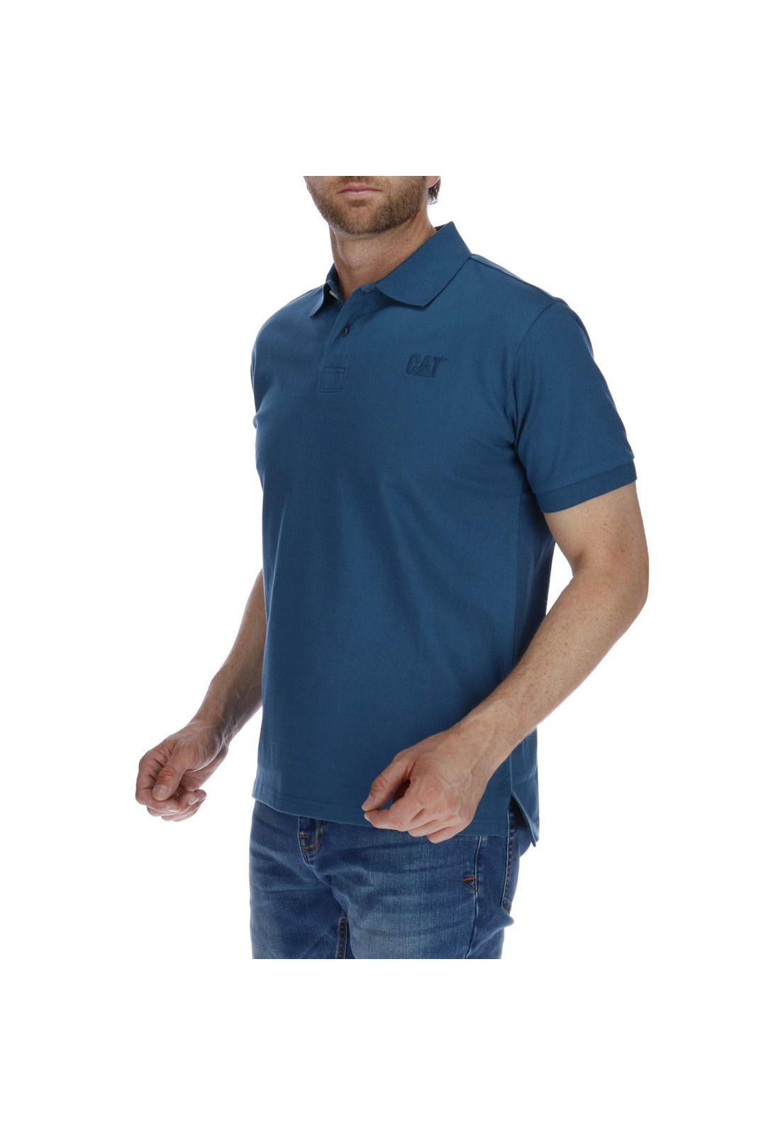 Polera Polo Classic Logo Azul Oscuro-1