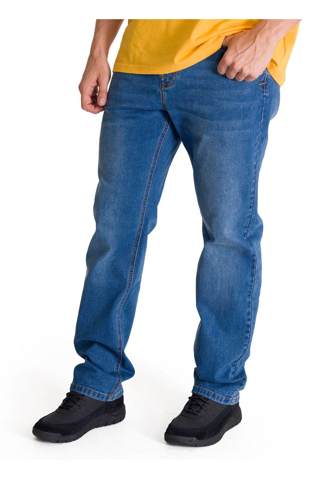 Jeans Stretch Hombre Slim Azul-1