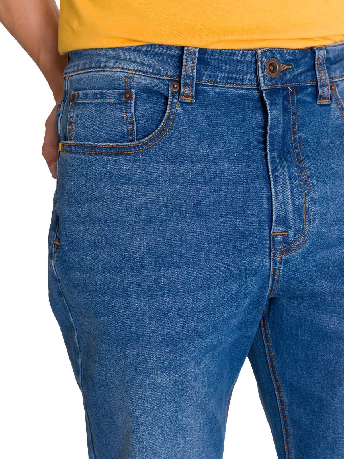 Jeans Stretch Hombre Slim Azul-4