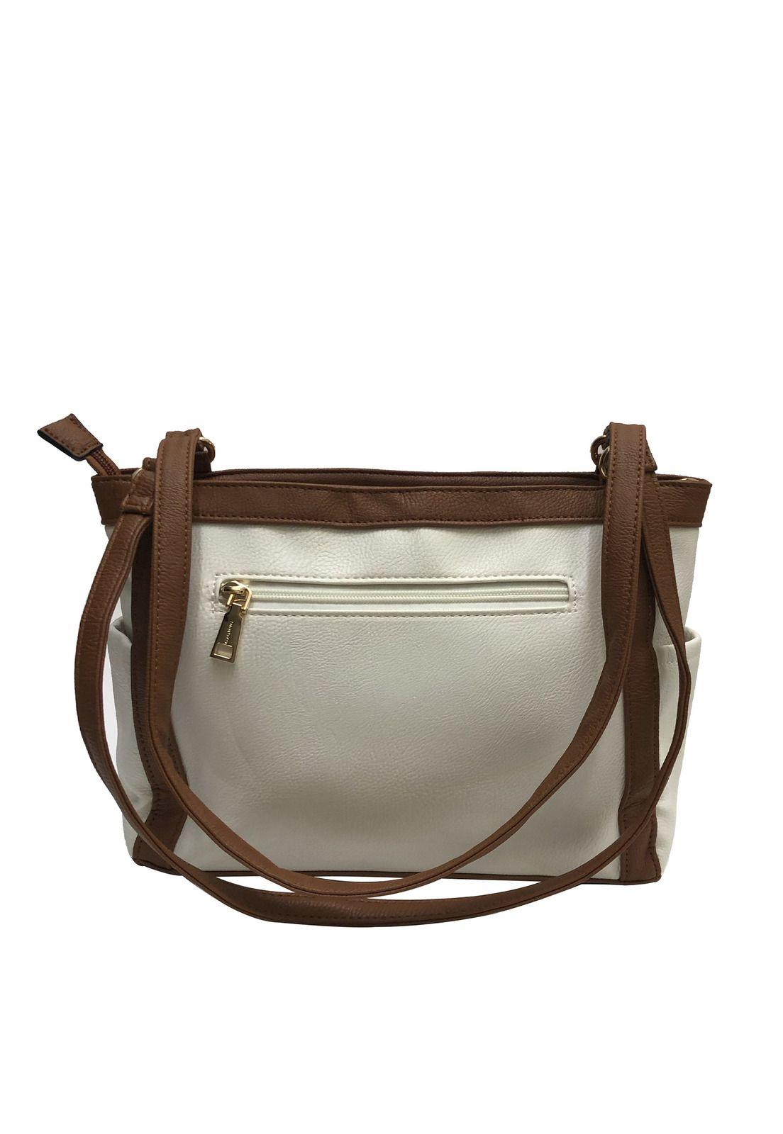 Cartera Mujer Flower Tote Blanco Mujer-1