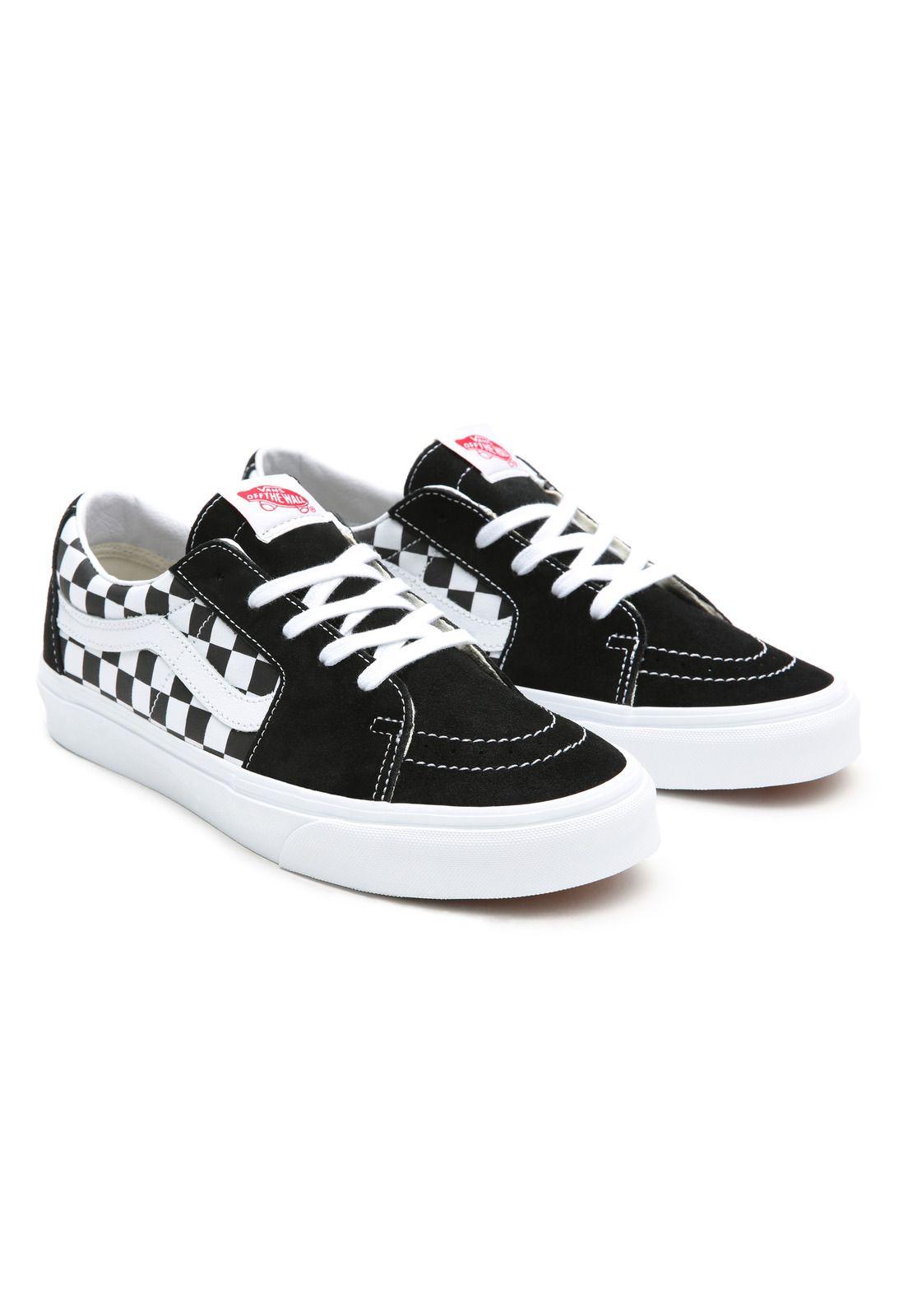 Zapatillas Unisex SK8-Low (C/S) Checker Negra-0