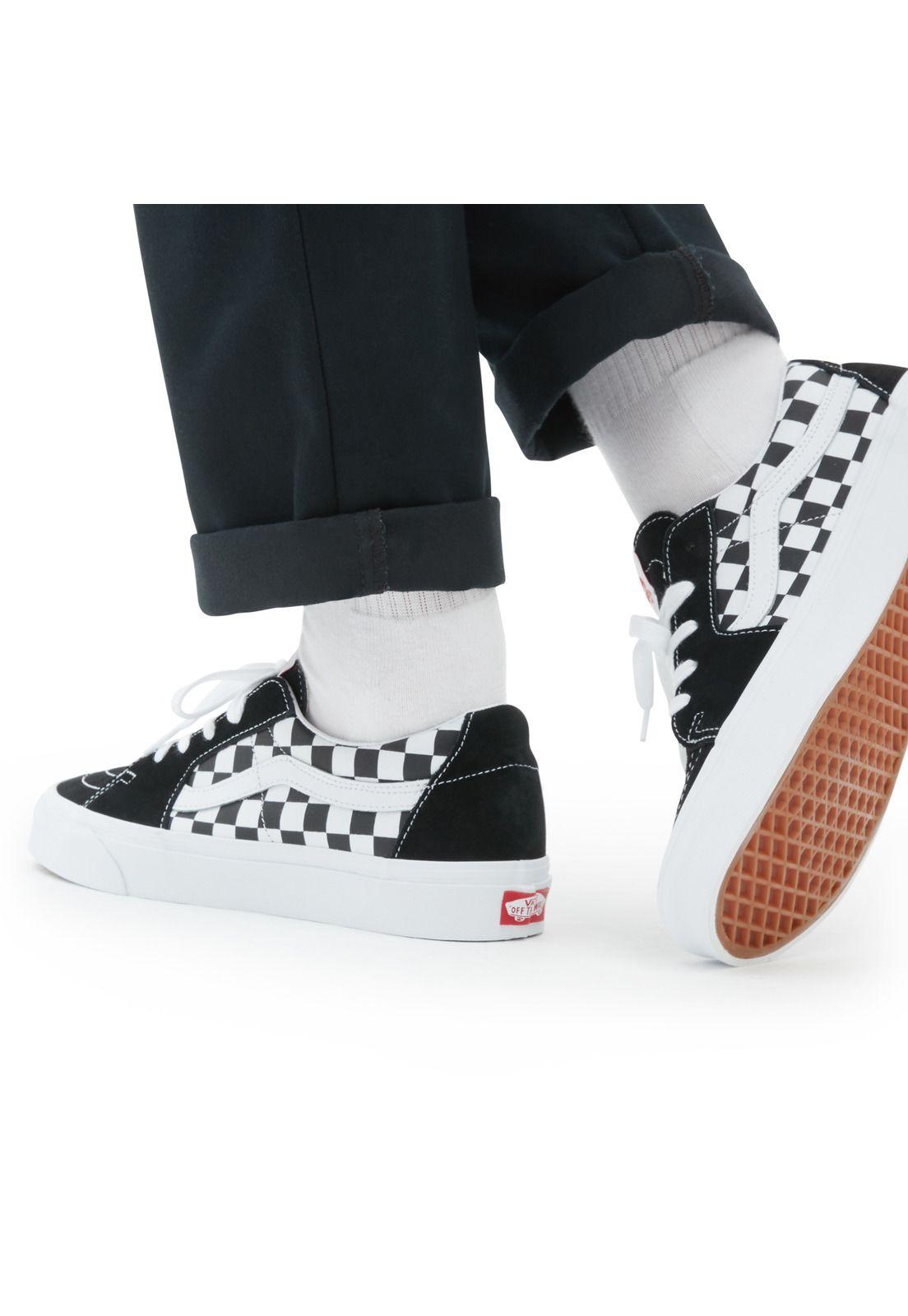 Zapatillas Unisex SK8-Low (C/S) Checker Negra-2