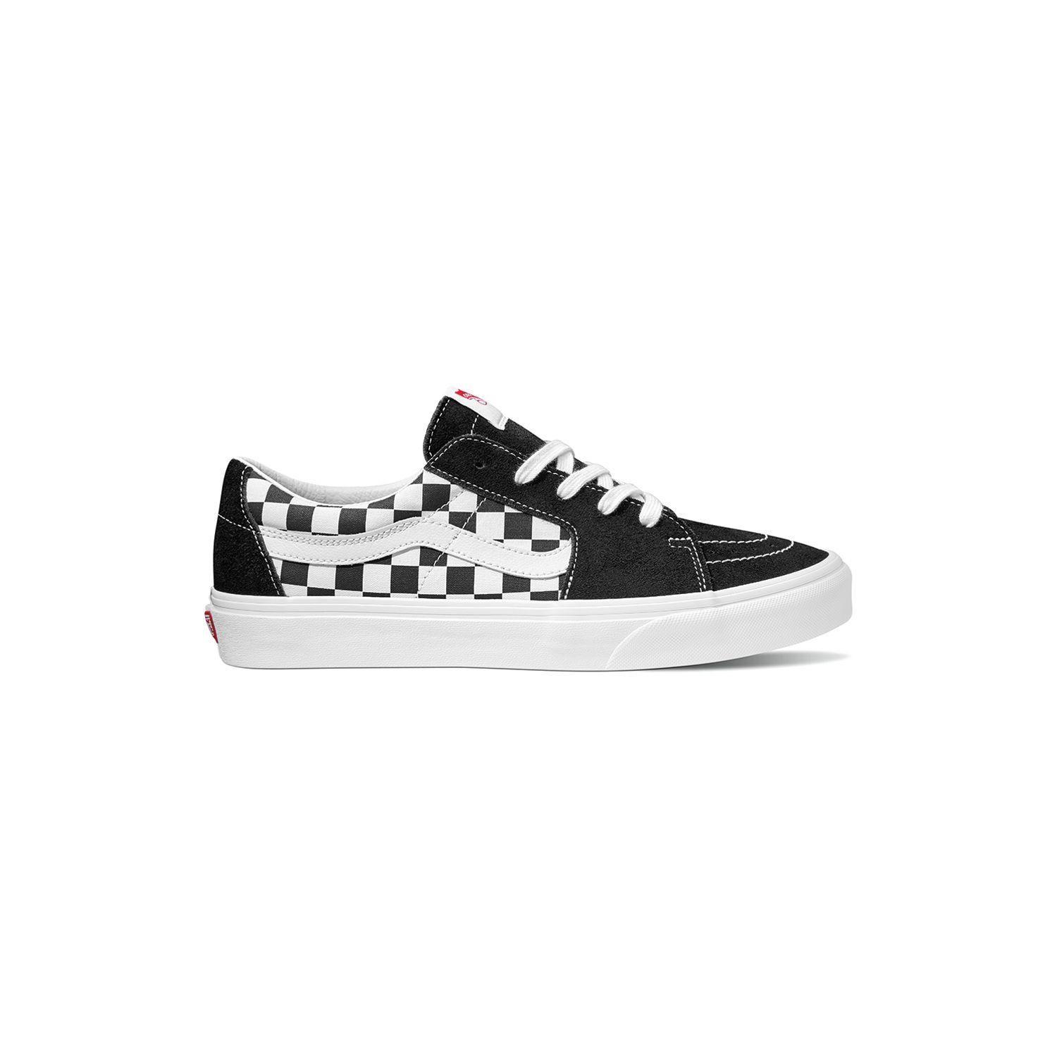 Zapatillas Unisex SK8-Low (C/S) Checker Negra-0