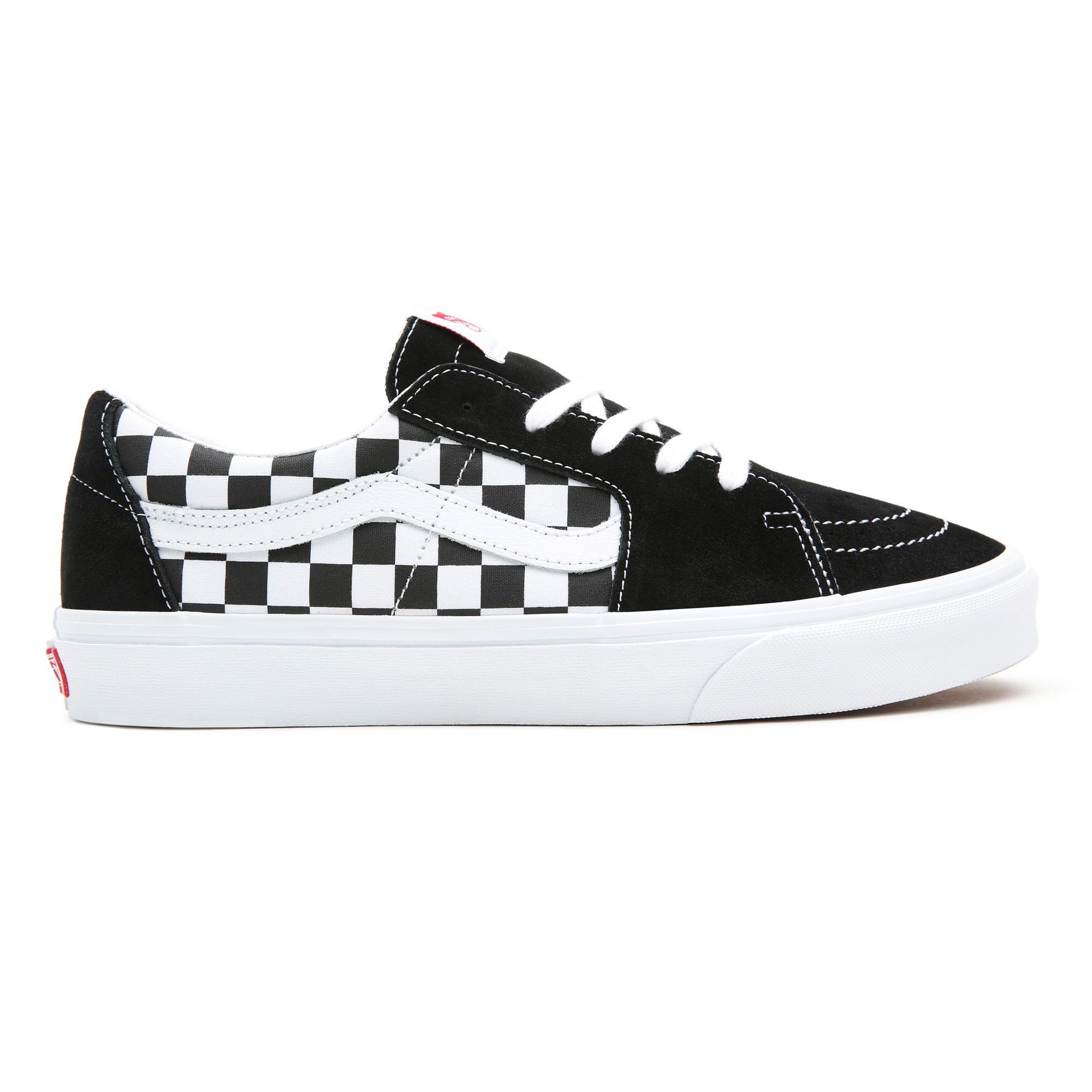 Zapatillas Unisex SK8-Low (C/S) Checker Negra-4