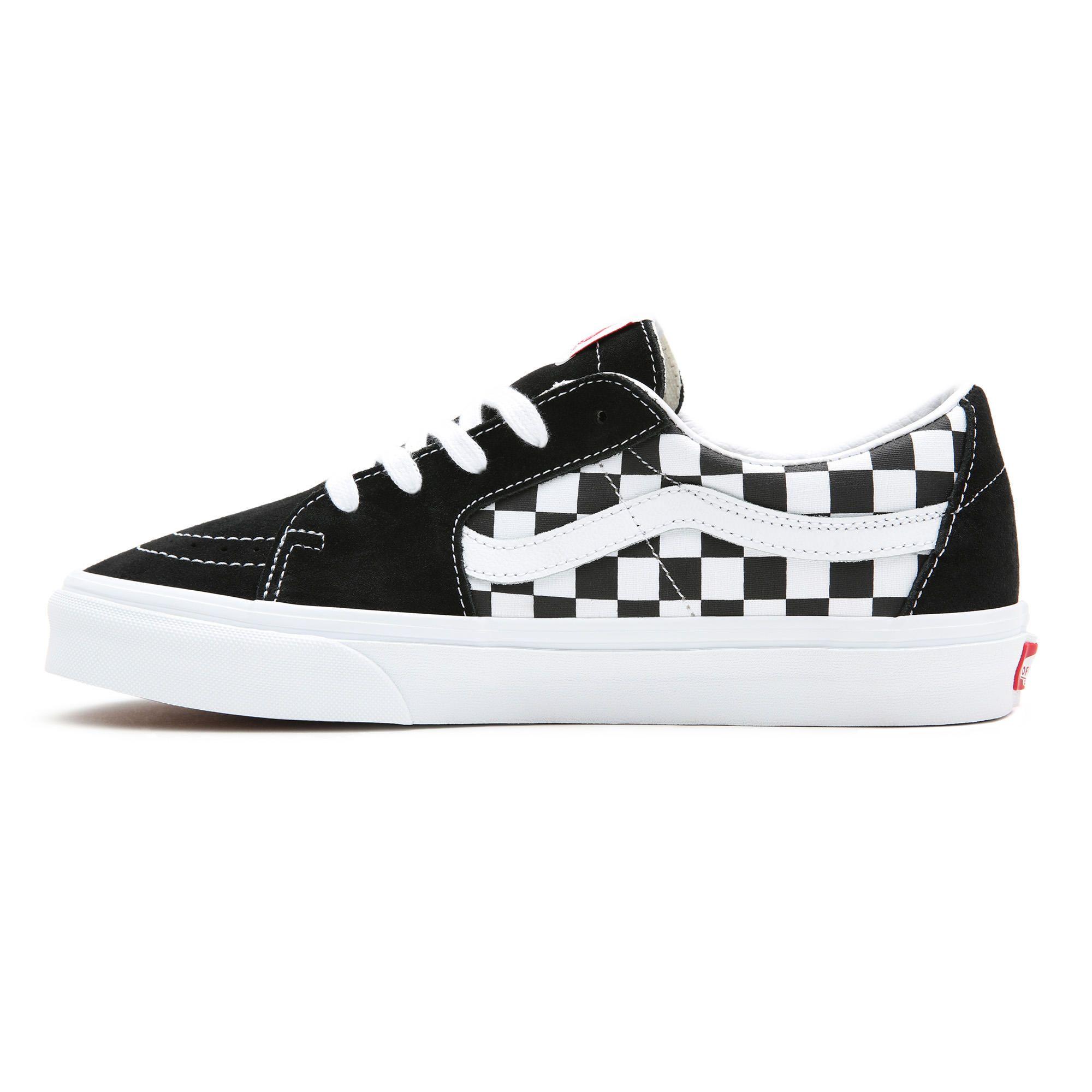 Zapatillas Unisex SK8-Low (C/S) Checker Negra-5