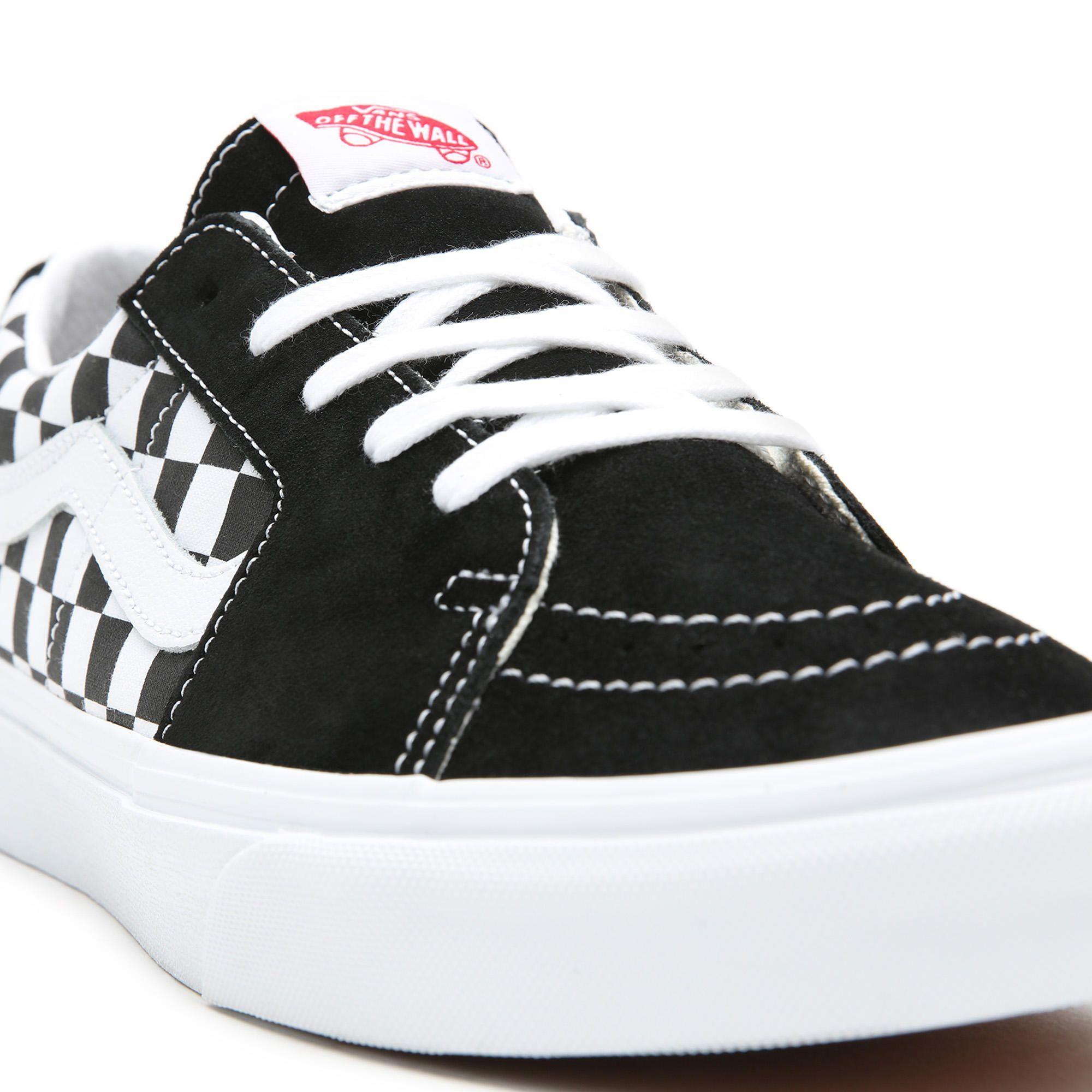 Zapatillas Unisex SK8-Low (C/S) Checker Negra-8