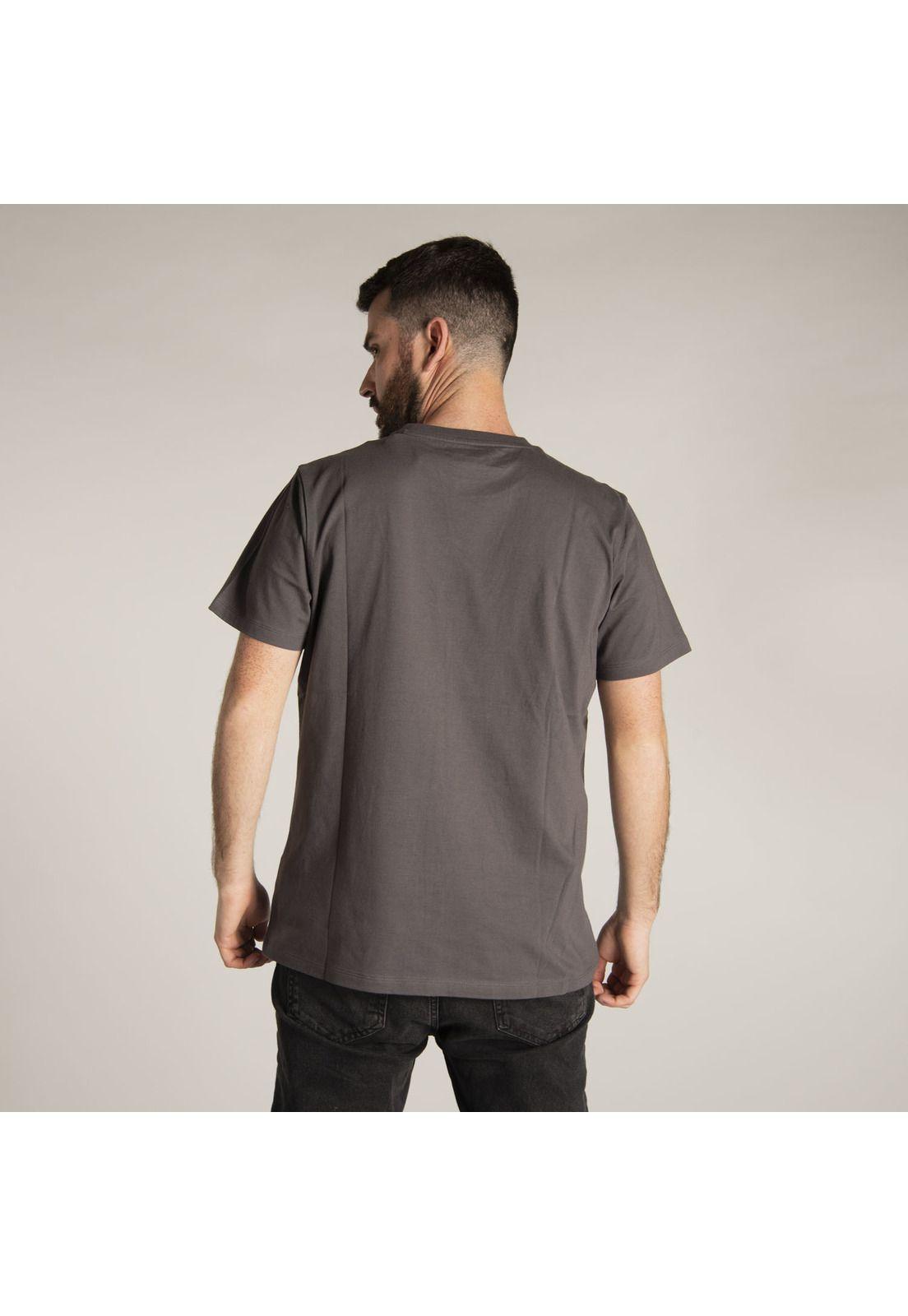 Polera M/C Hombre Only One Tee Gris-2