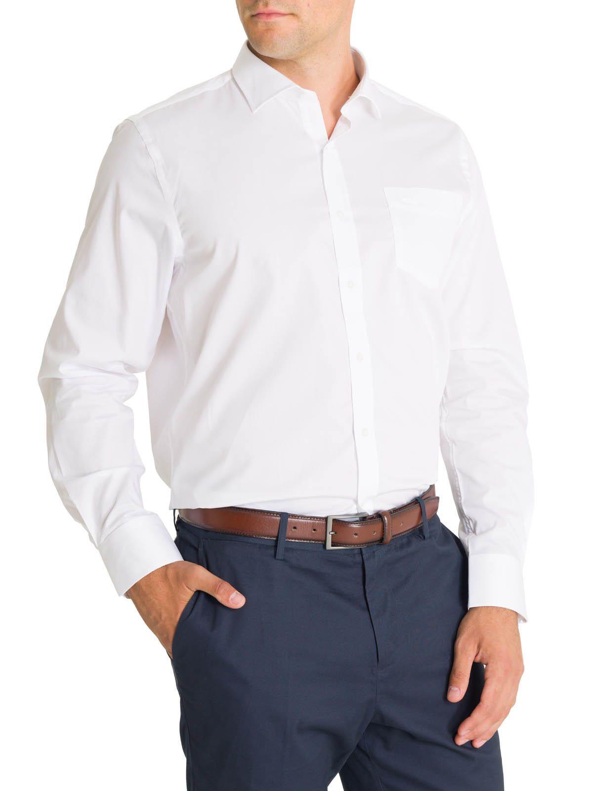 Camisa Cuello Italiano Hombre Easyitsol Blanco-4
