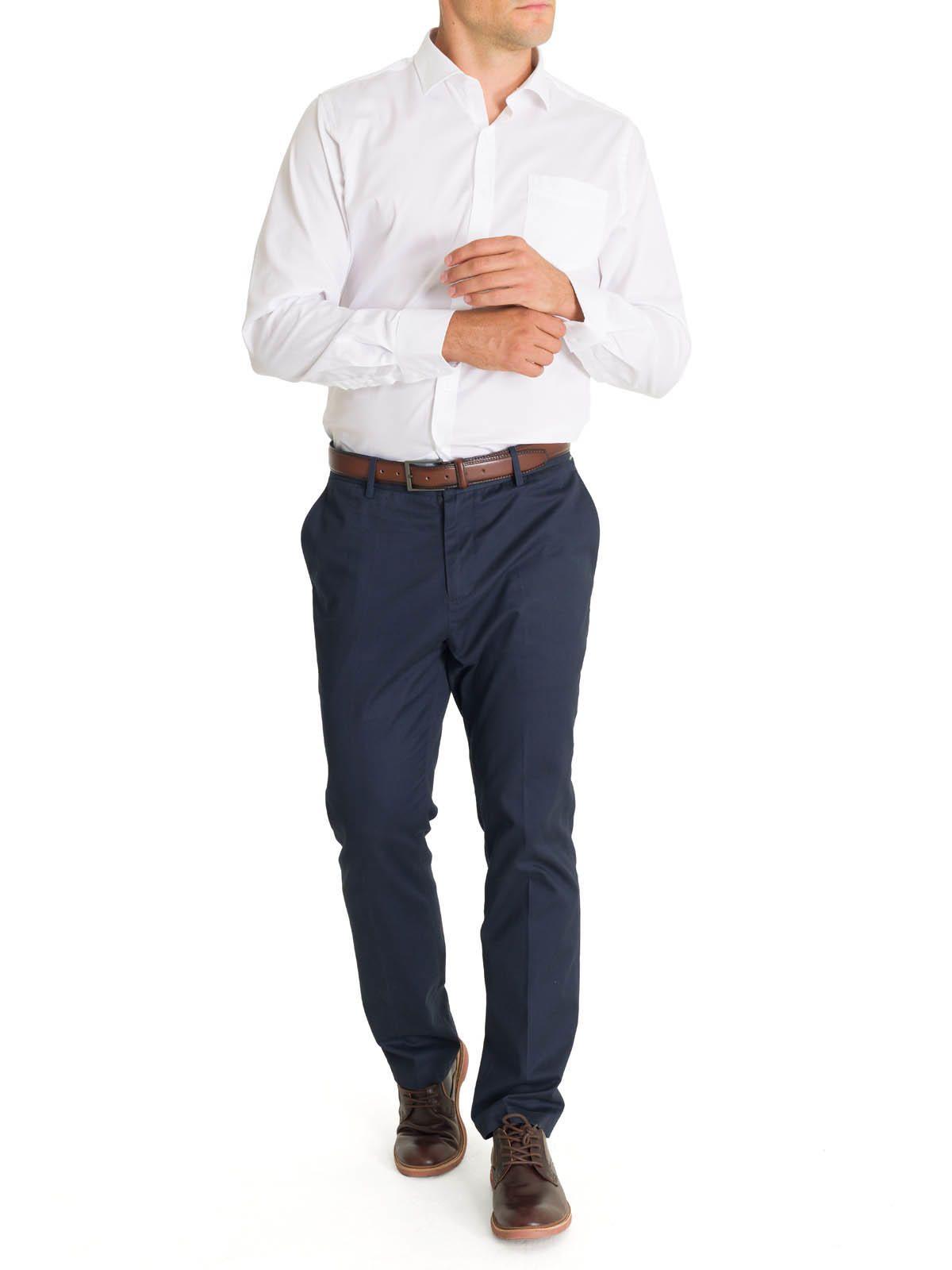 Camisa Cuello Italiano Hombre Easyitsol Blanco-8