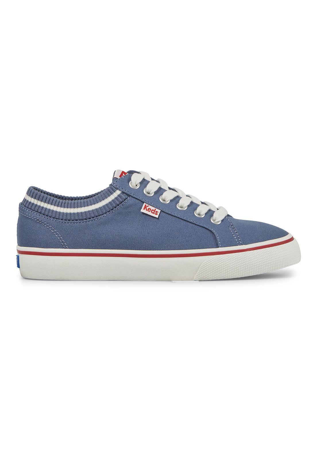 Zapatilla Mujer Jump Kick Rib Collar Azul -0