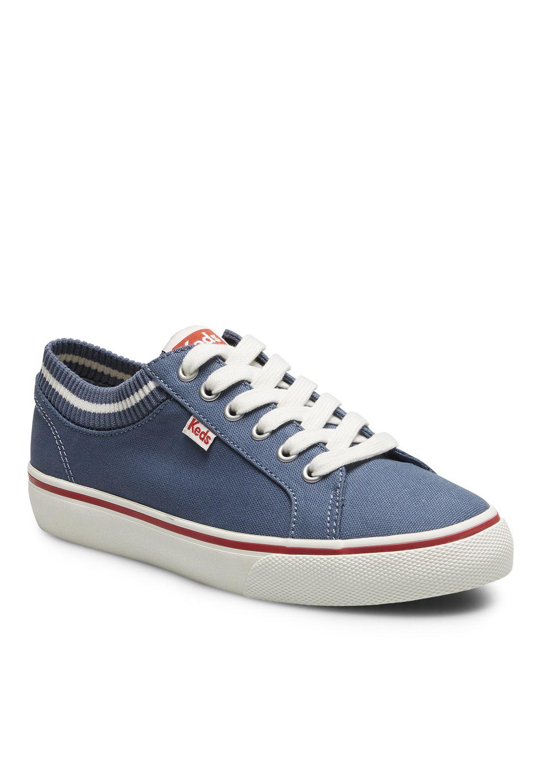 Zapatilla Mujer Jump Kick Rib Collar Azul -1