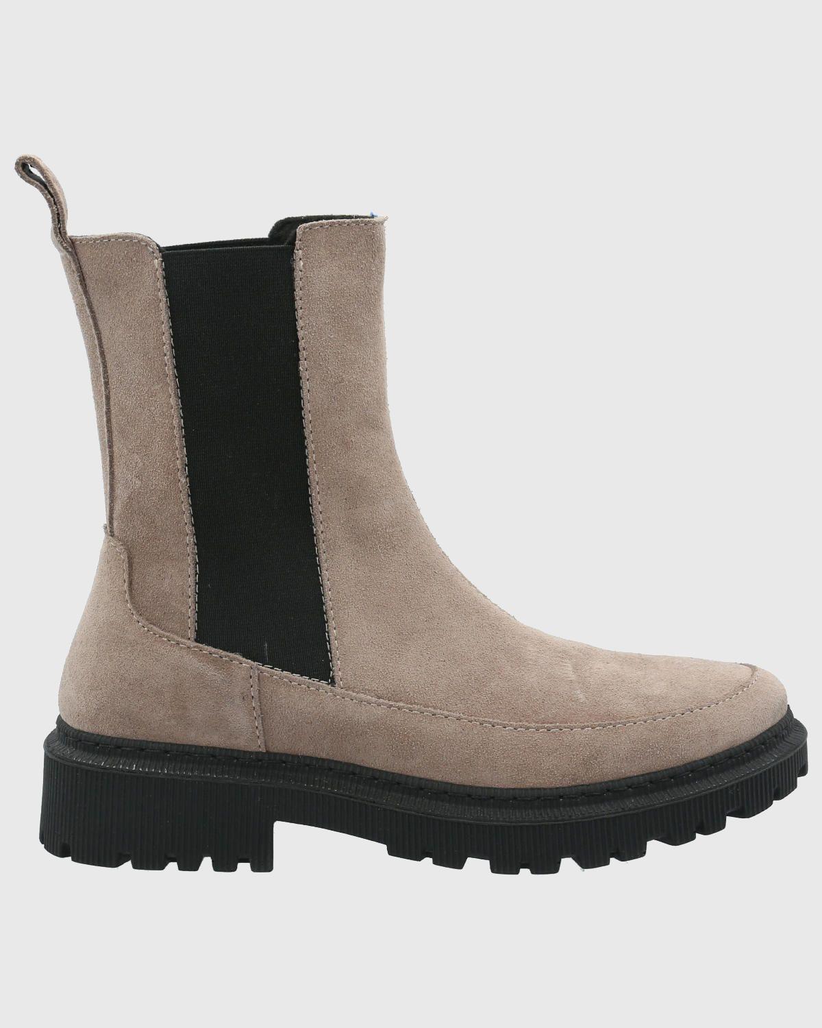 Botin Cuero Mujer Bibury Beige-1