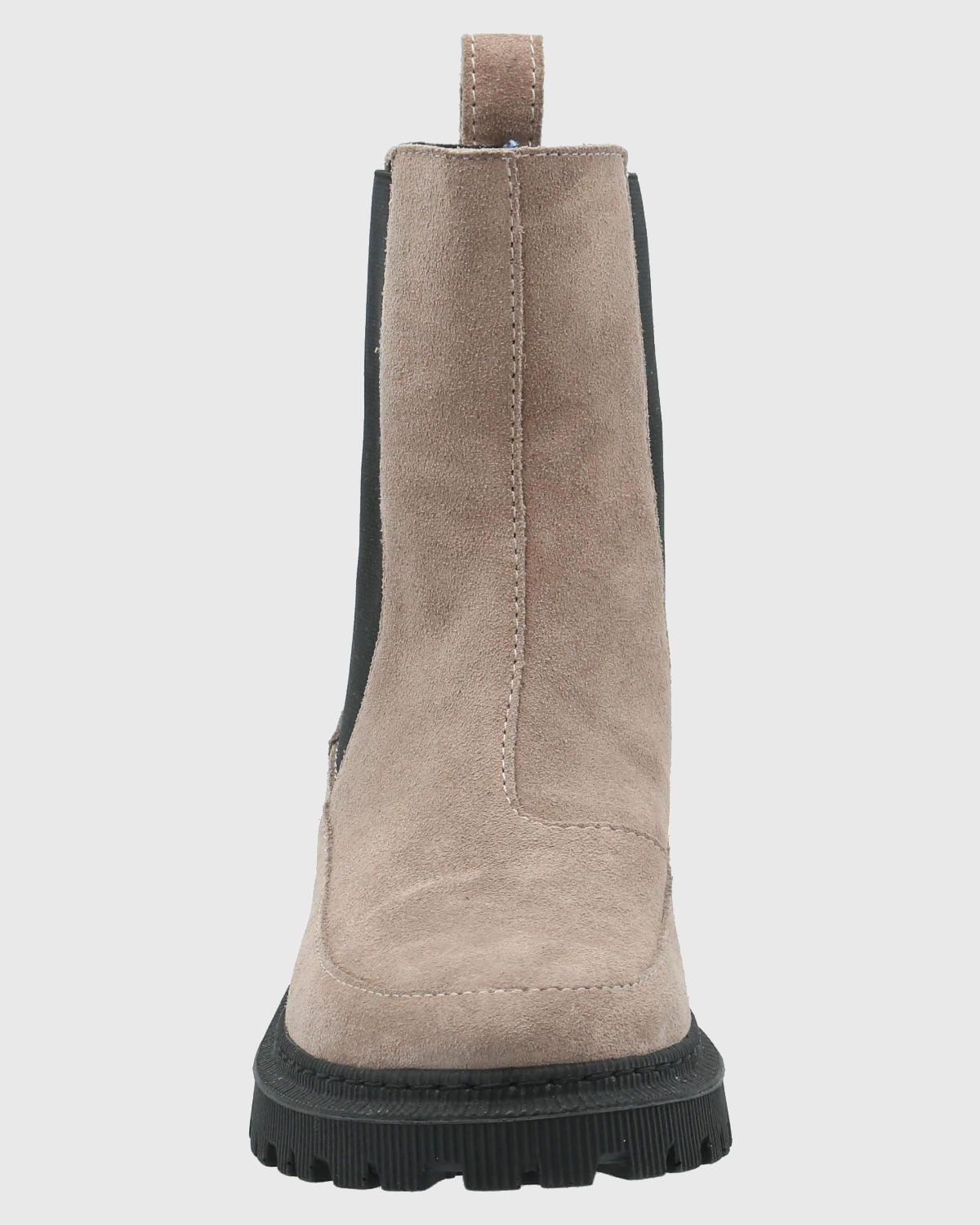 Botin Cuero Mujer Bibury Beige-4