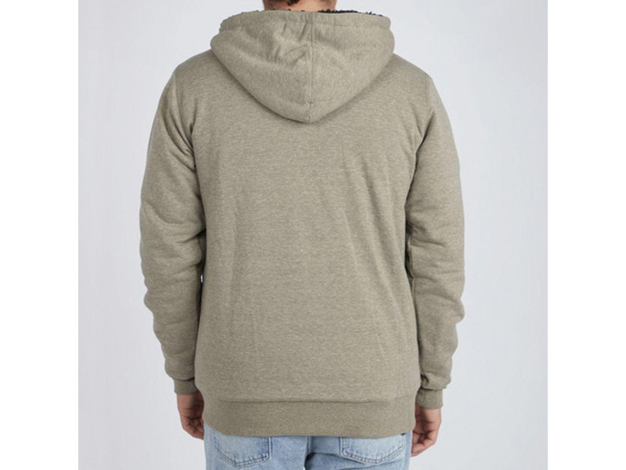 Polerón All Day Sherpa Zip Military-1