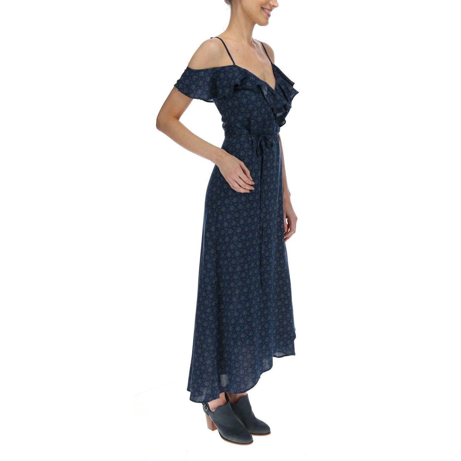 Vestido Largo Mujer Cadiz Azul-3