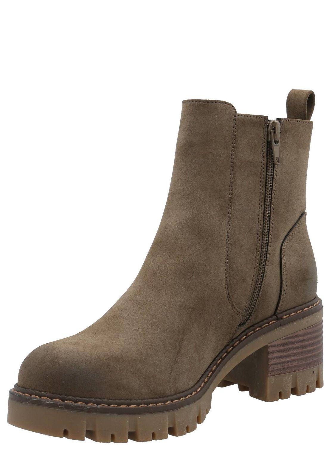 Botín Merida Mujer Taupe-4