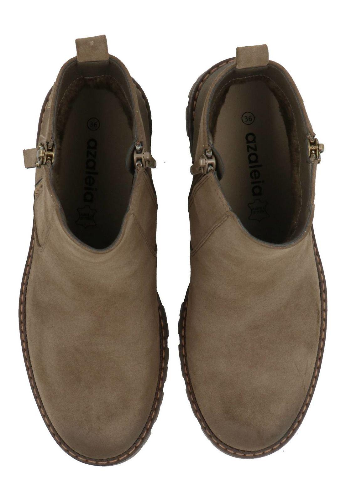 Botín Merida Mujer Taupe-7