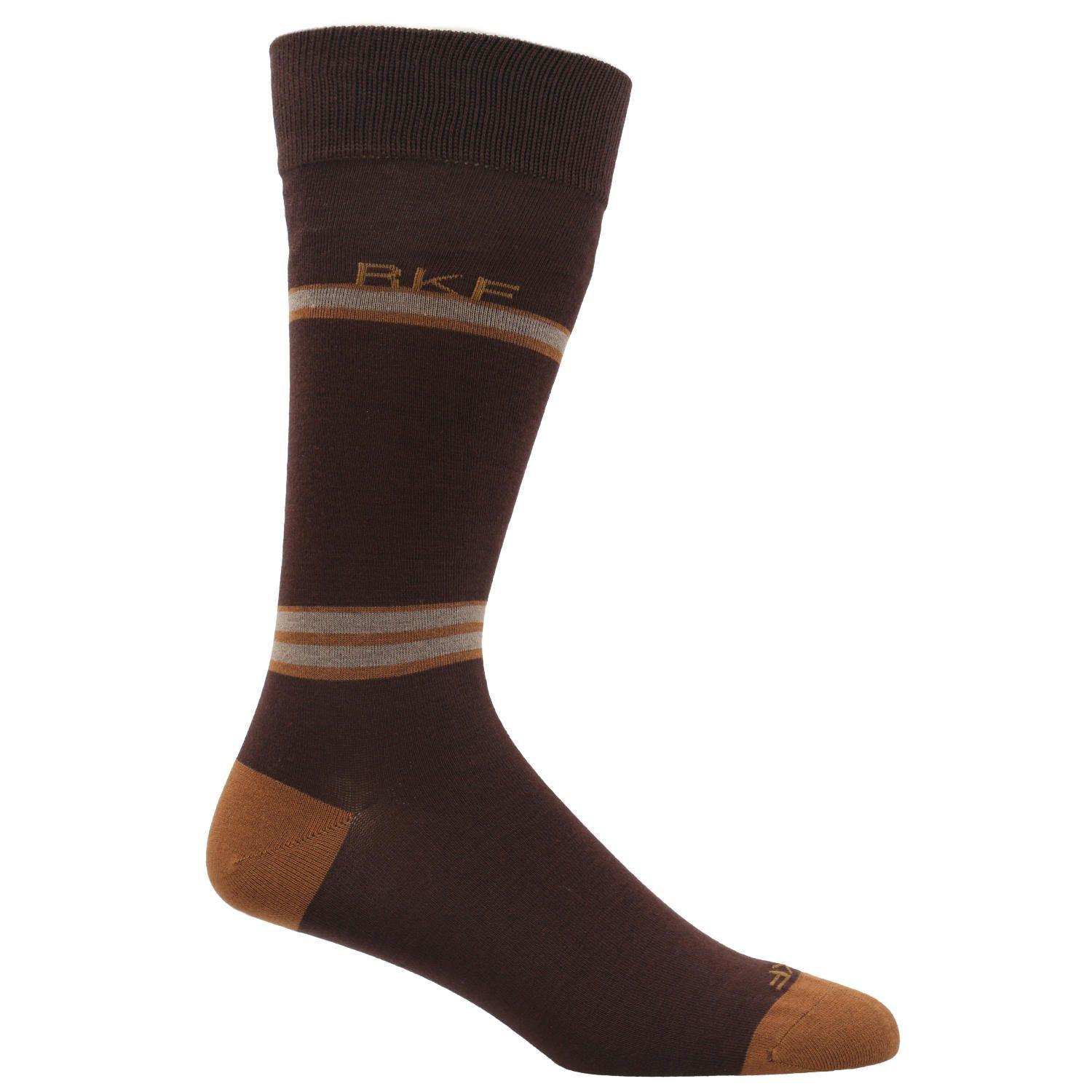 Calcetín Bambú Hombre LG Triline Café-0