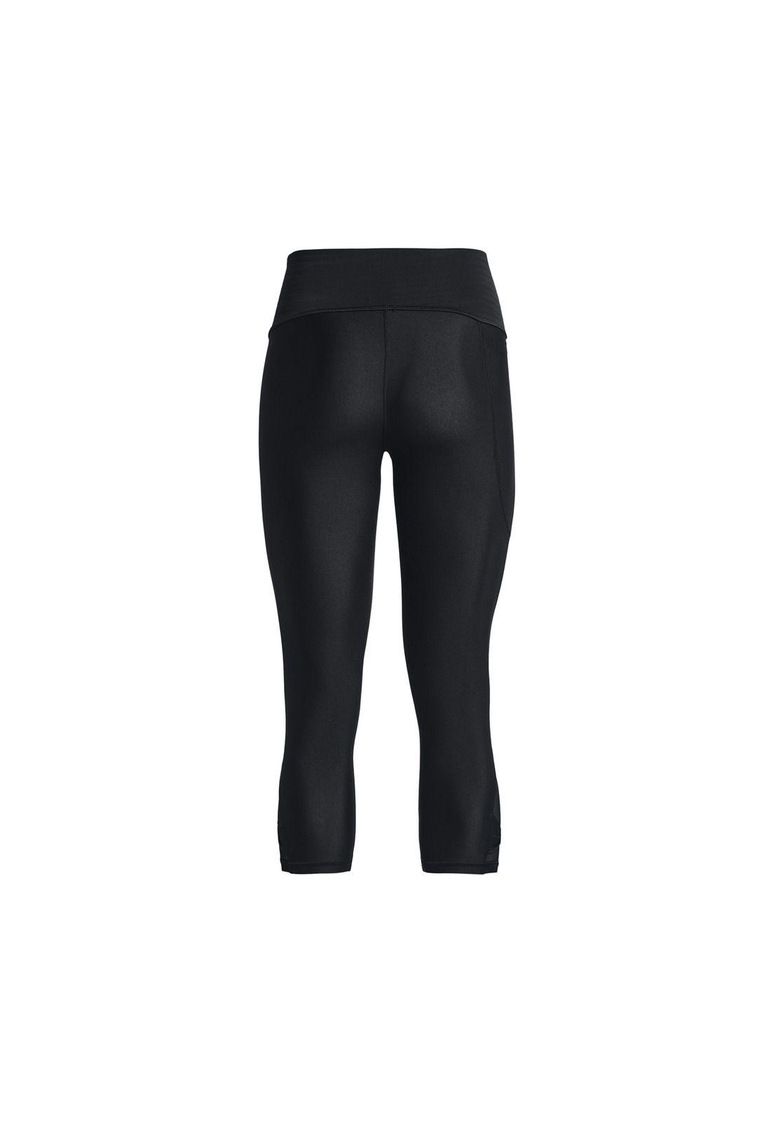 Calza Mujer Armour Twist Capri Negro-1