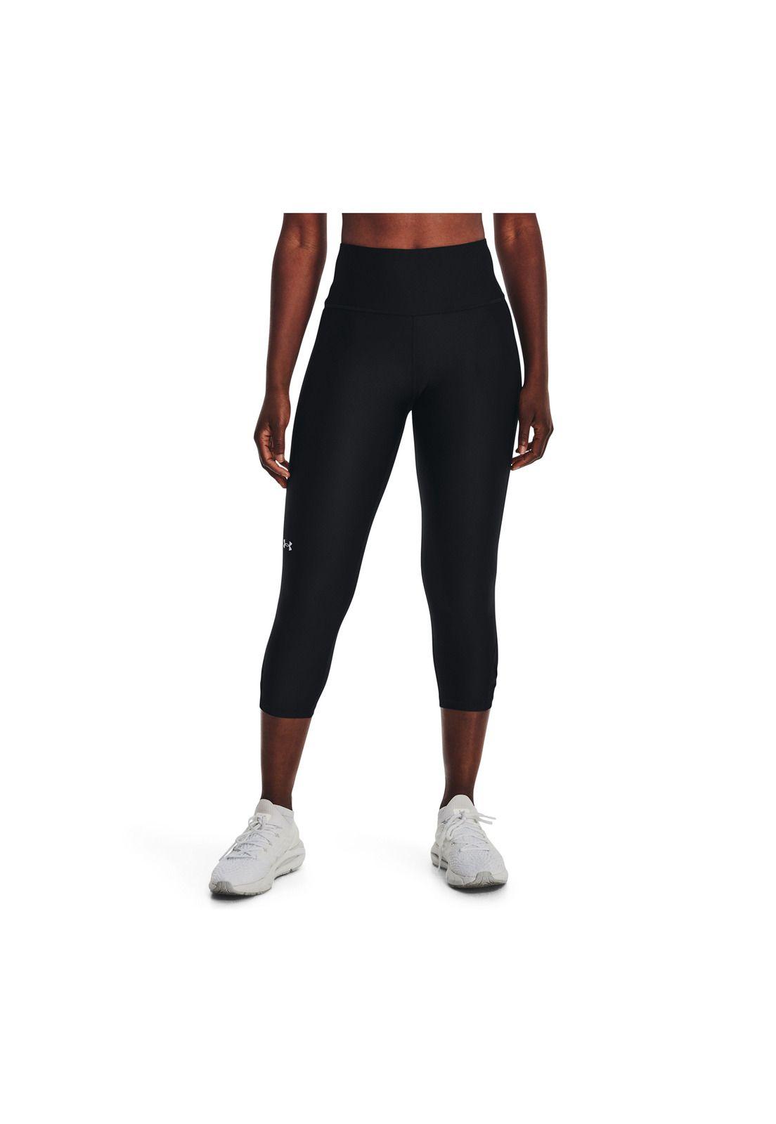 Calza Mujer Armour Twist Capri Negro-2