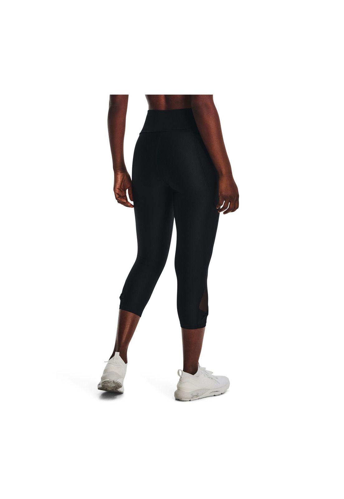 Calza Mujer Armour Twist Capri Negro-4