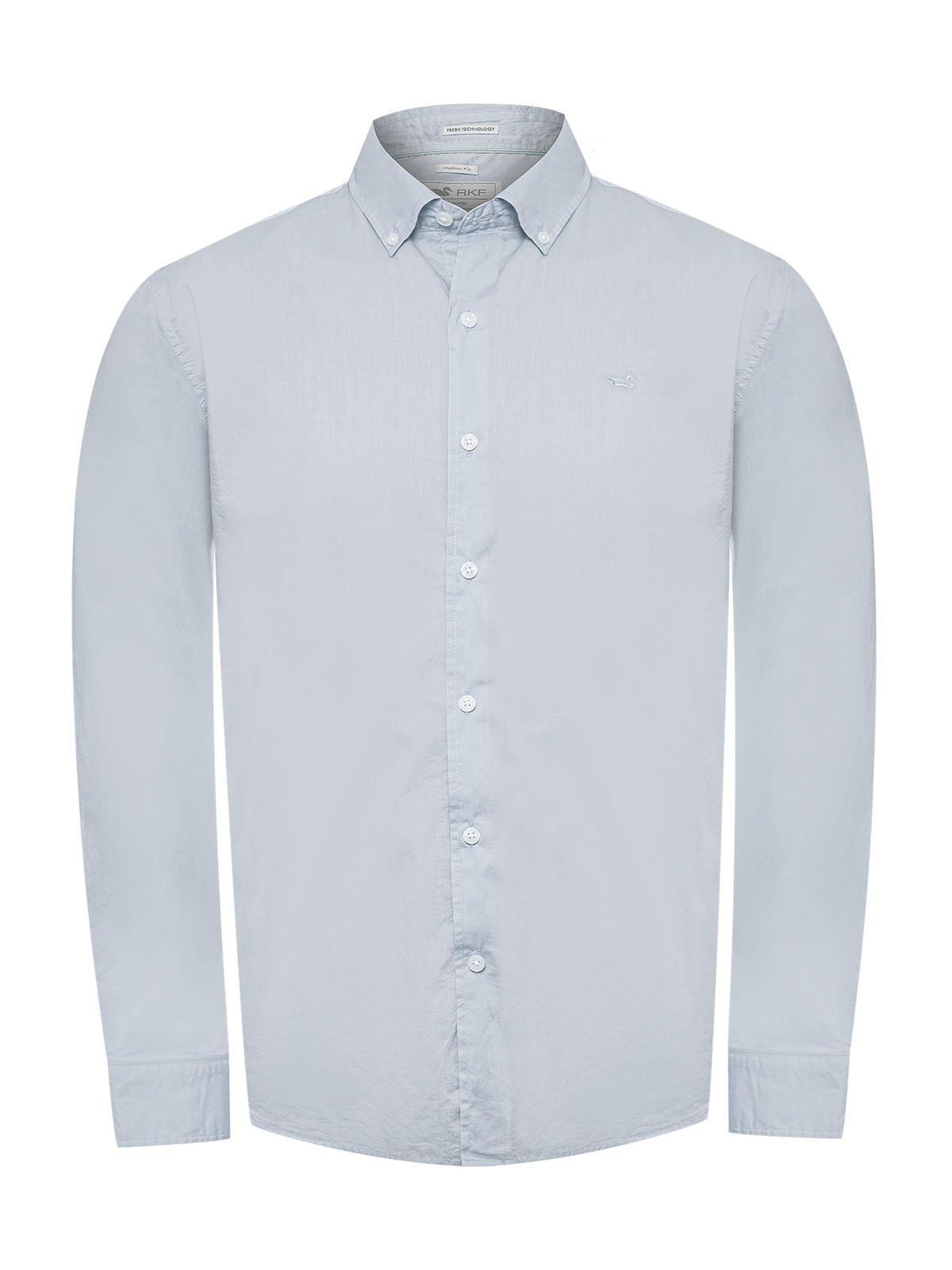 Camisa Algodón Orgánico Hombre Soft Azul-0