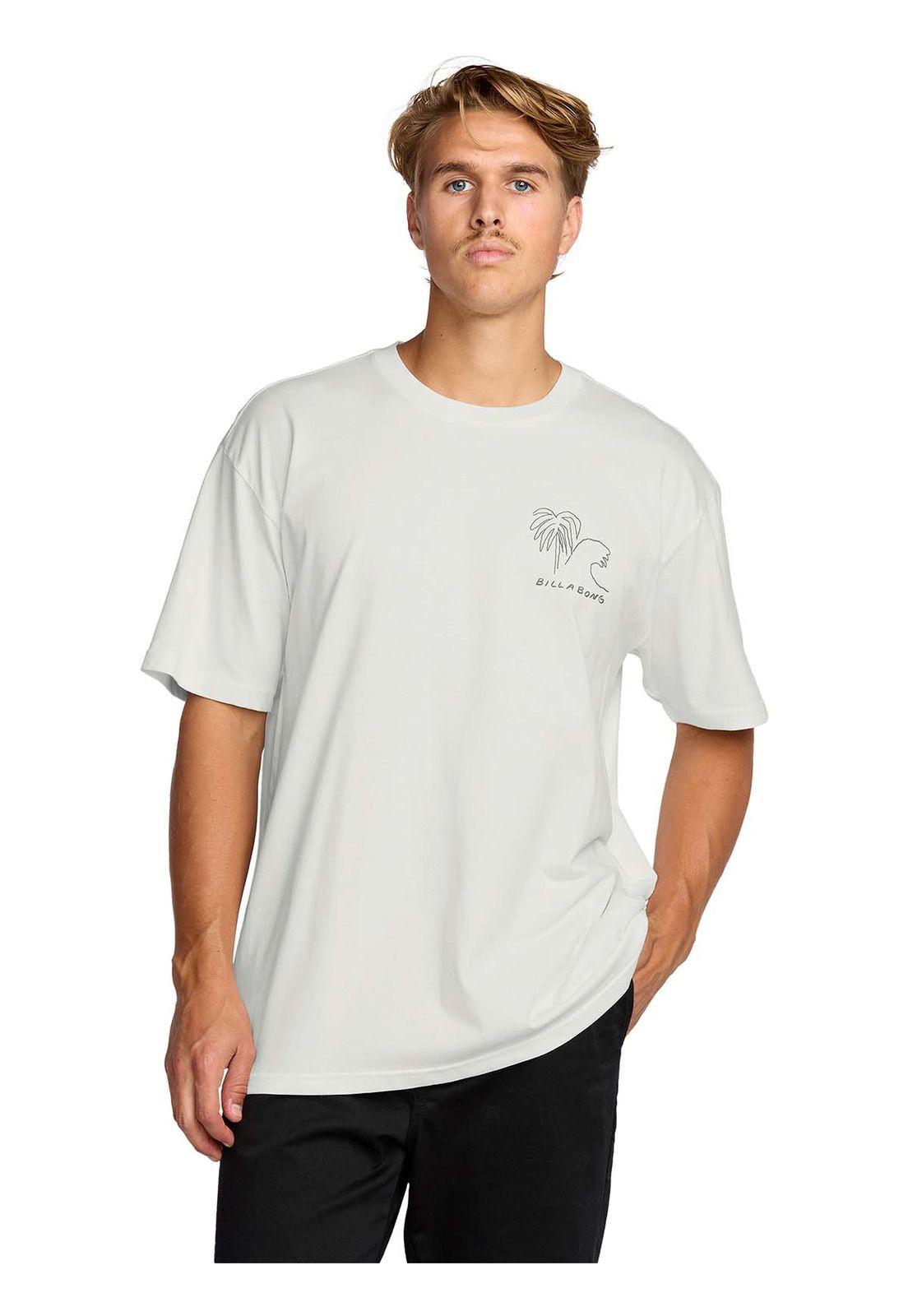 Polera m/c Hombre Scenes regular Blanco-4