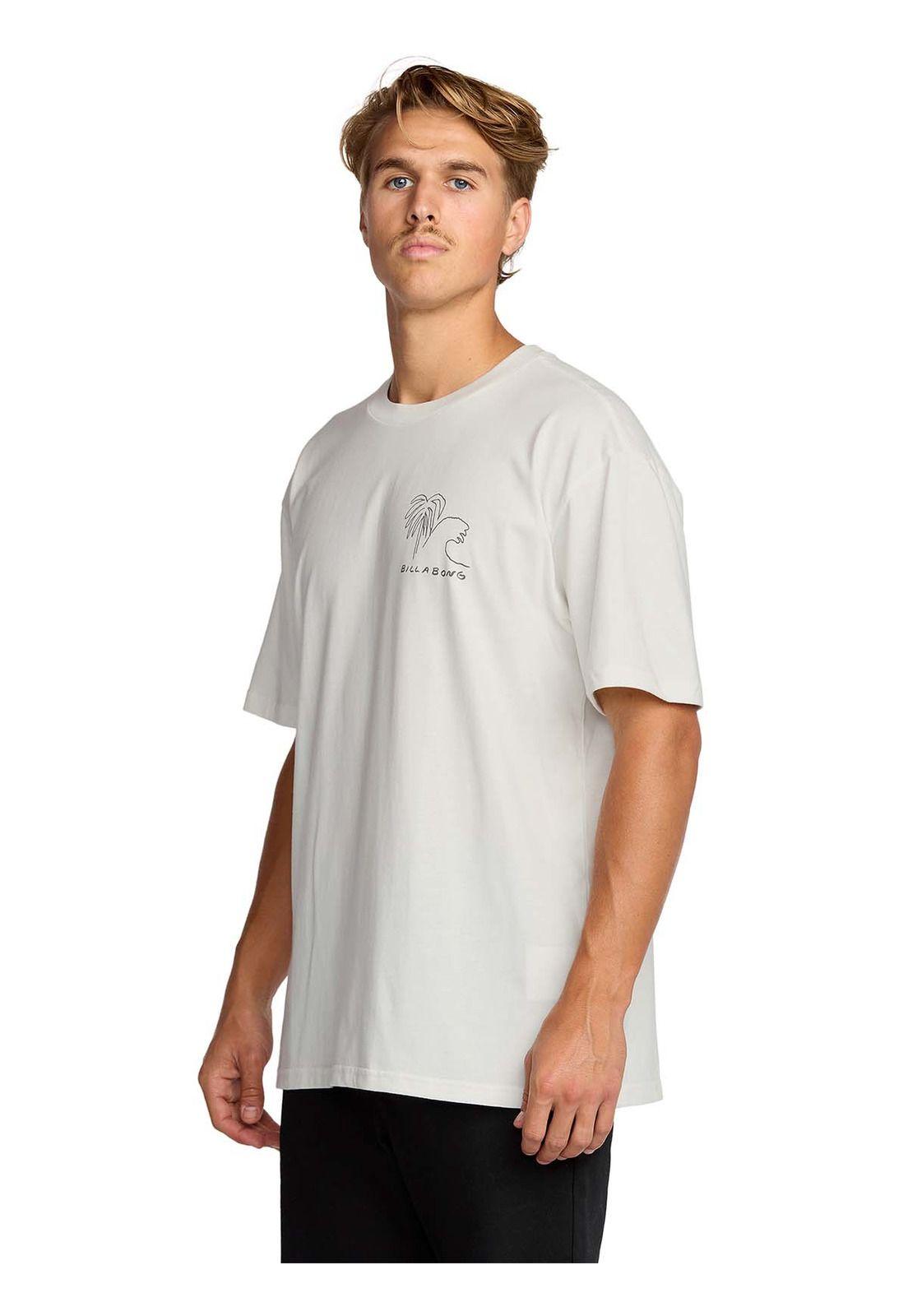 Polera m/c Hombre Scenes regular Blanco-5