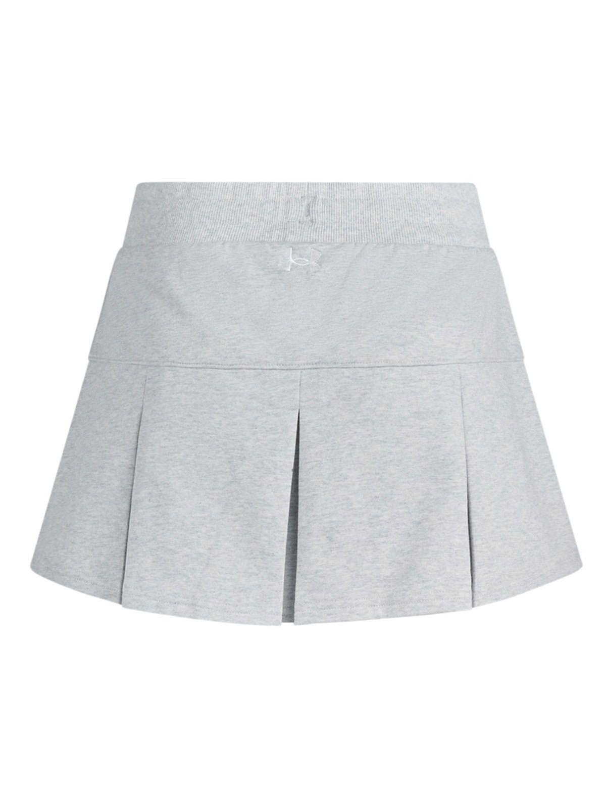 Falda Mujer Sport Terry Trend Skort Gris-1