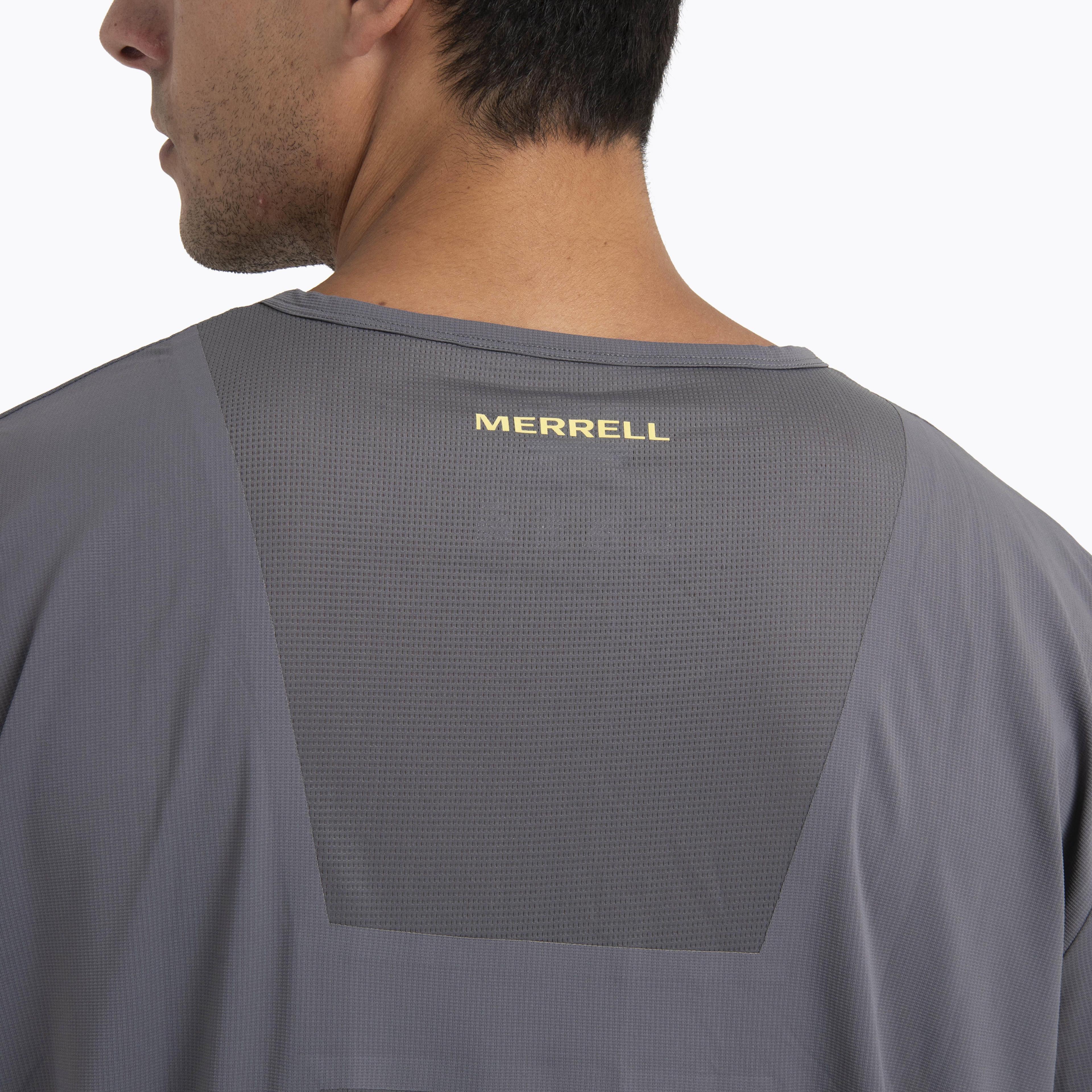 Polera MC Hombre Light Weight Trail Gris Oscuro-5