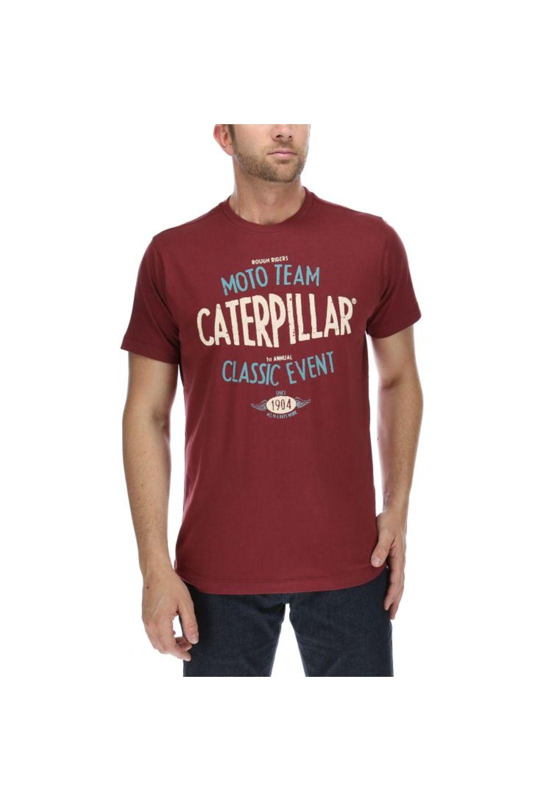 Polera Mc Hombre Moto Team Tee Rojo-0