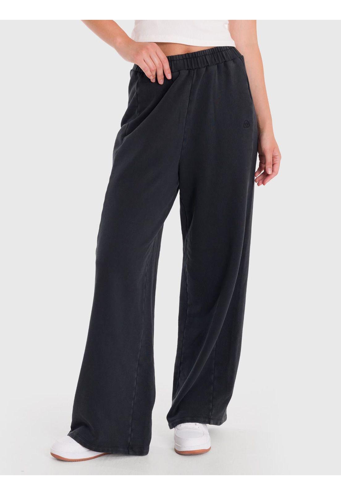 Pantalón Mujer Palazzo Ii Gris-3