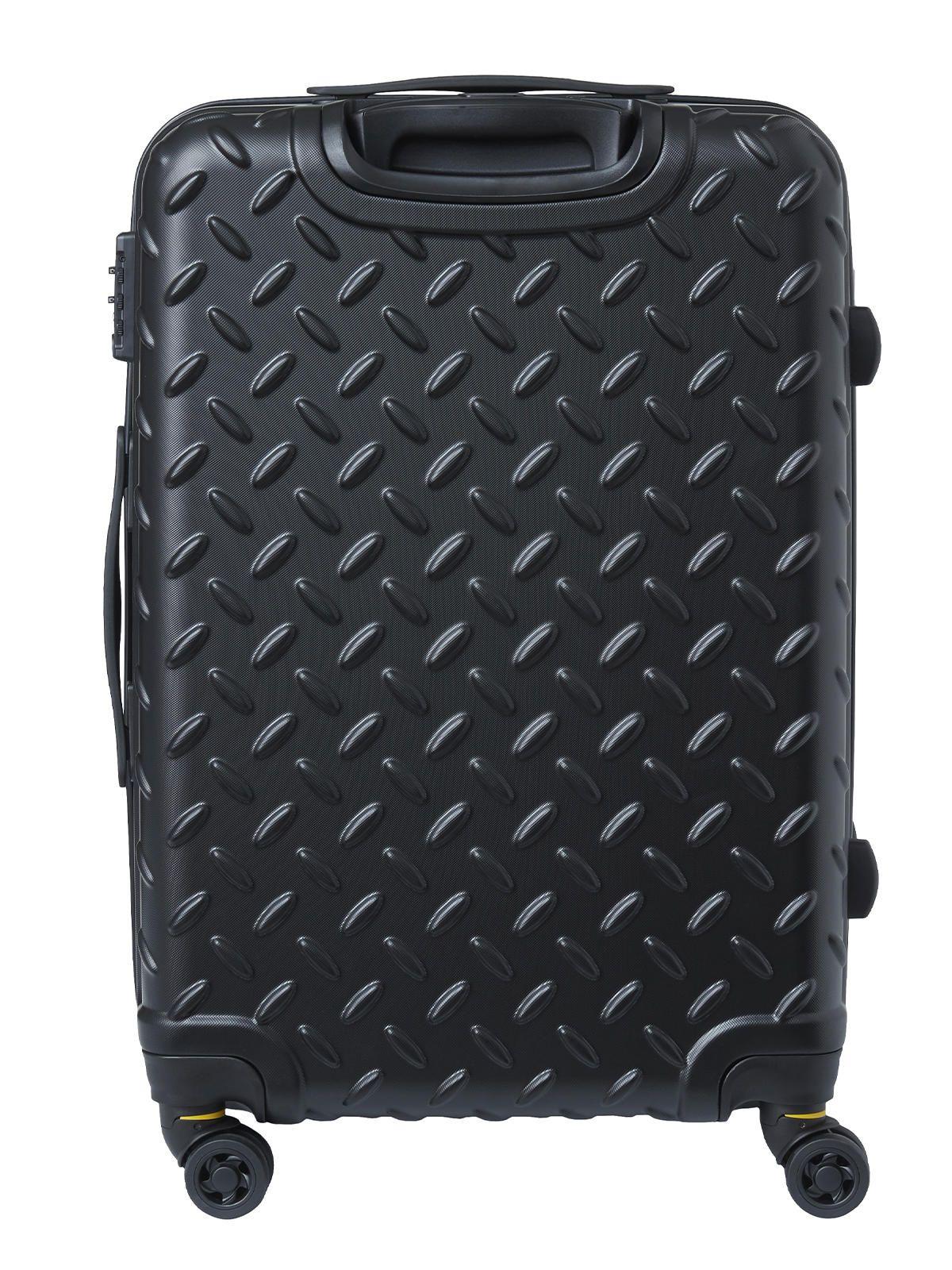 Maleta viaje Grande 4 Ruedas Industrial Plate Negro-1