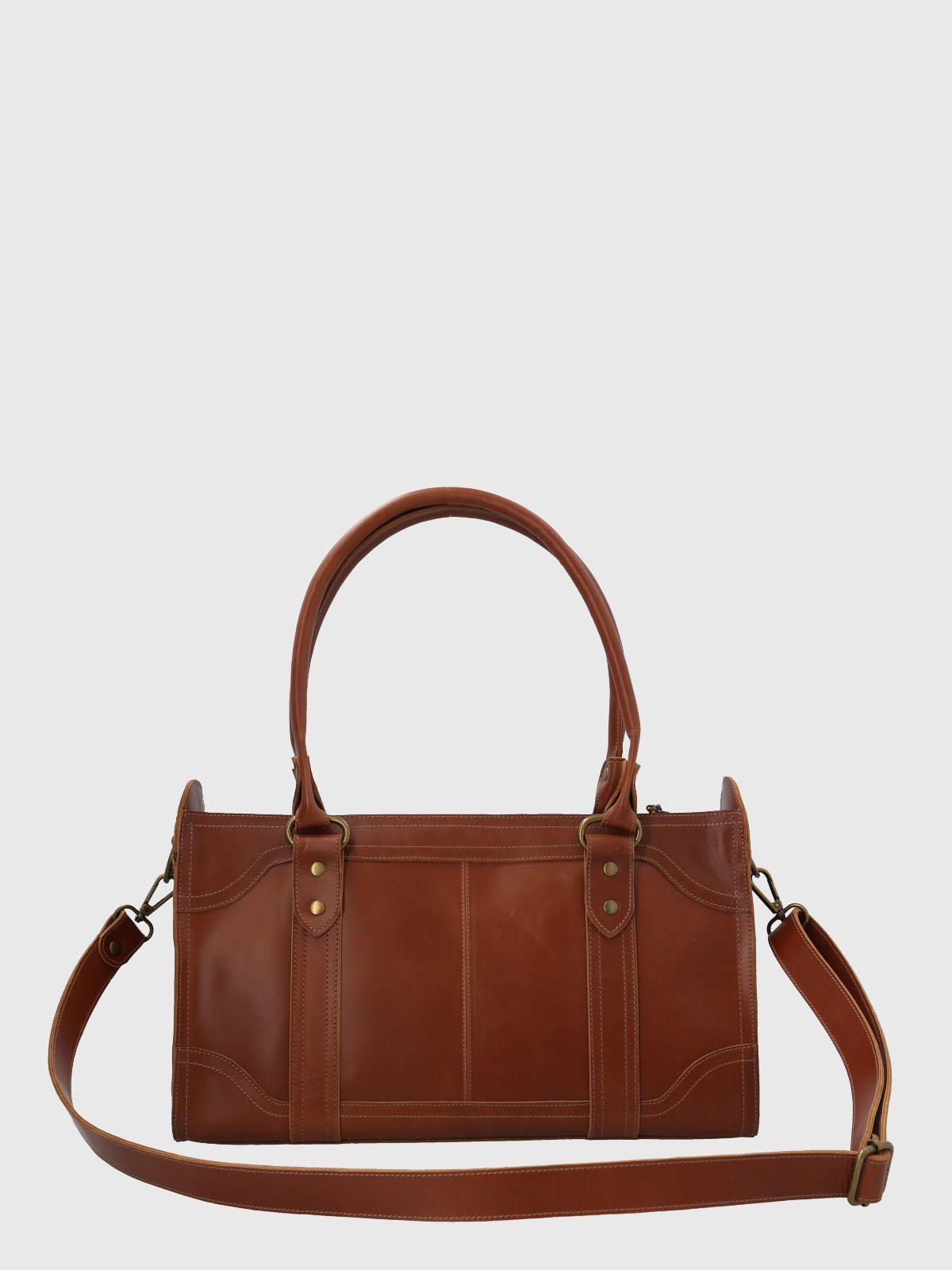 Cartera Cuero Mujer Dayton Bag Café-2