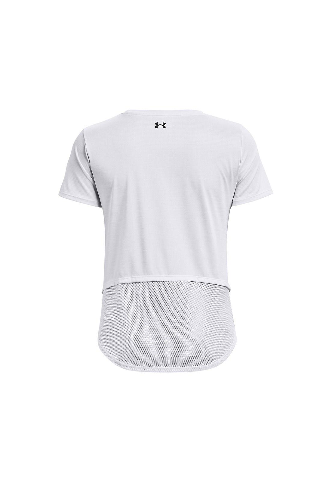 Polera M/C Mujer Ua Tech Vent Ss Blanco-1