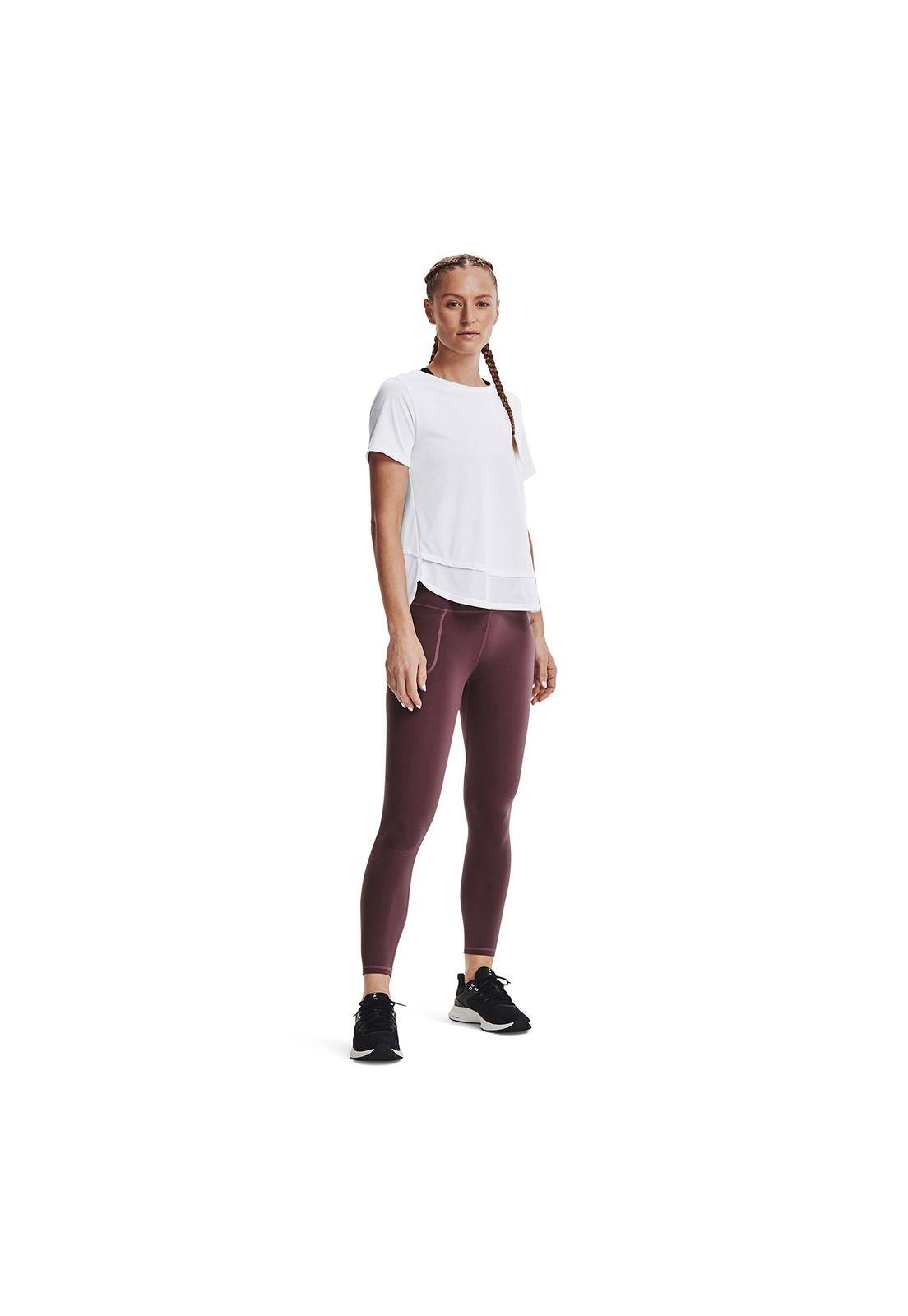 Polera M/C Mujer Ua Tech Vent Ss Blanco-4