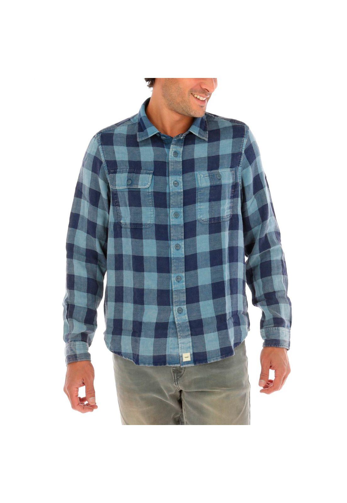 Camisa Doble Rockford Azul-0