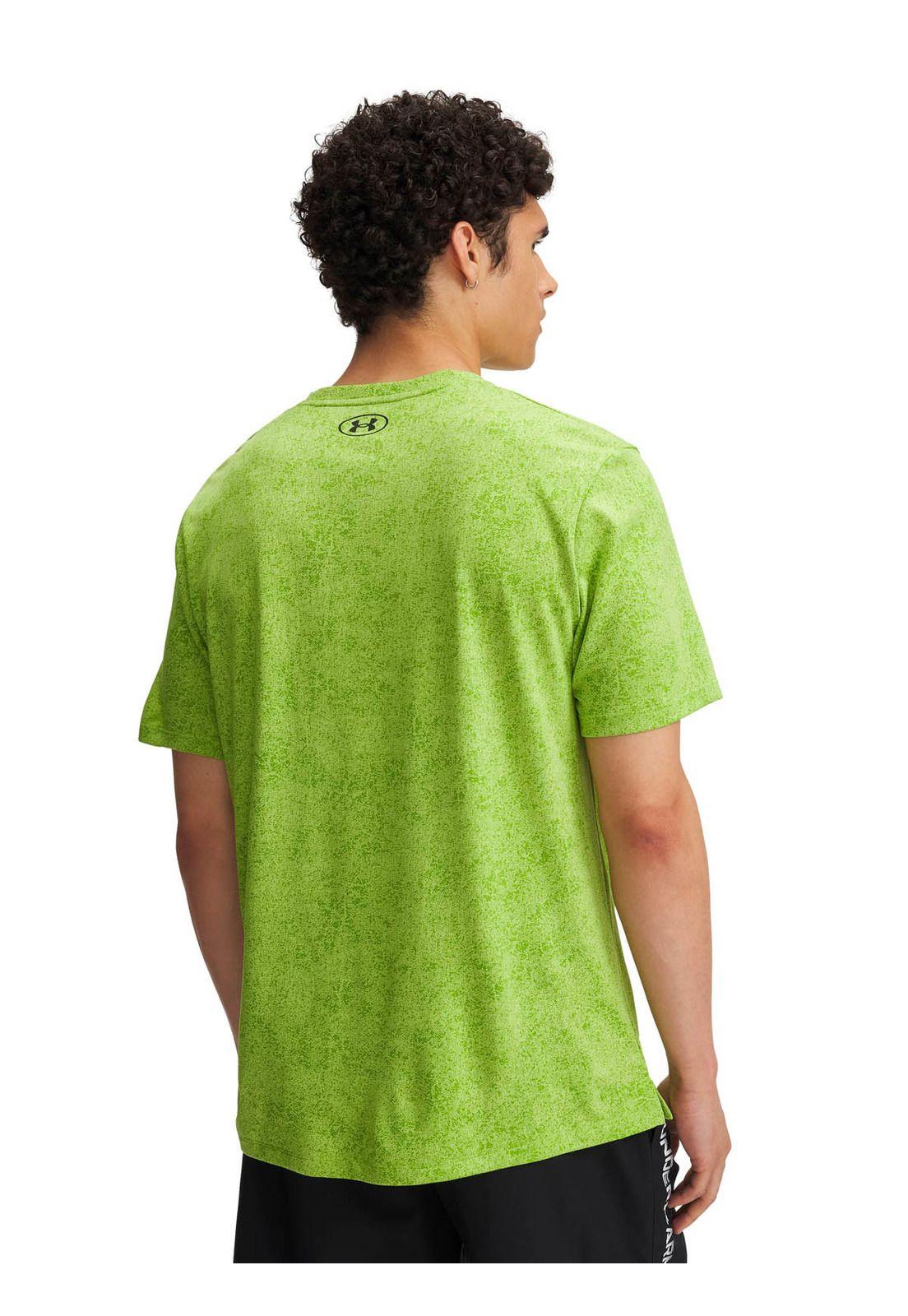 Polera Manga Corta Training para hombre Tech verde -1