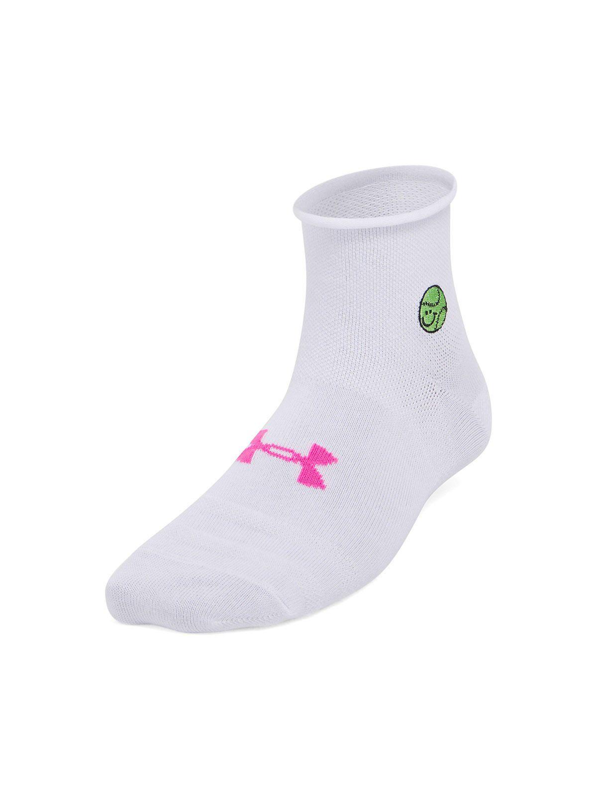 Calcetín sport Blanco Essential Low Mujer-0