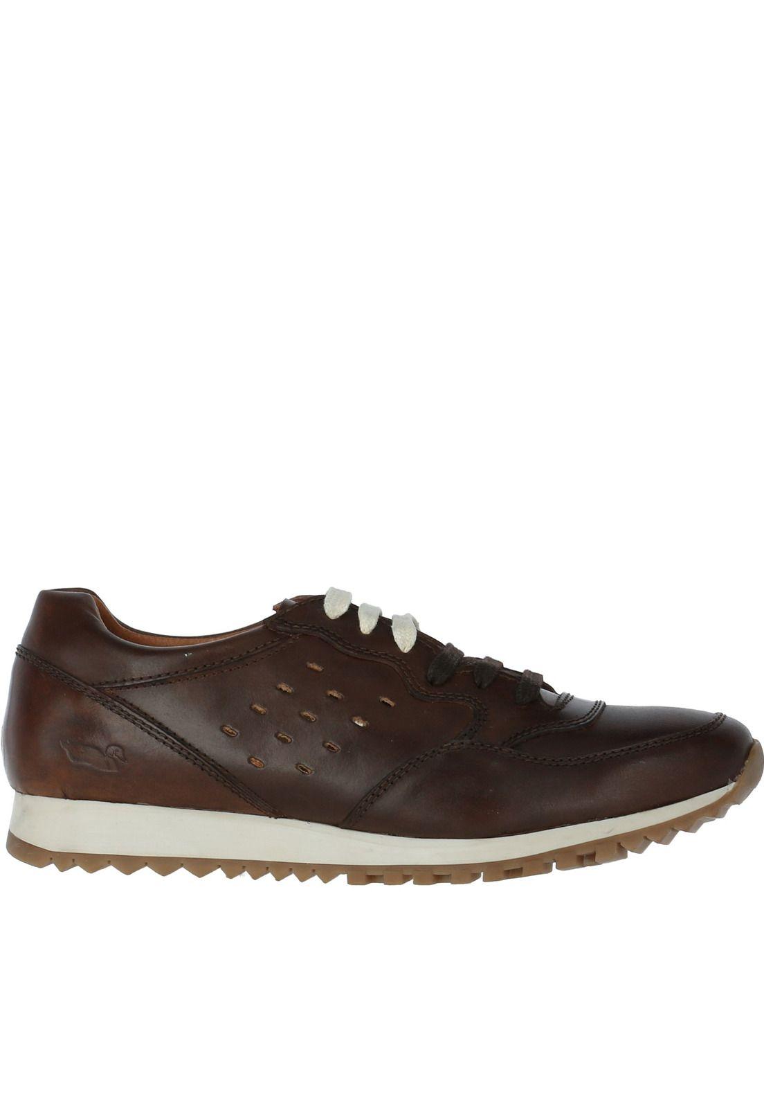 Zapatilla Cuero Tarrasa Chocolate Hombre-3