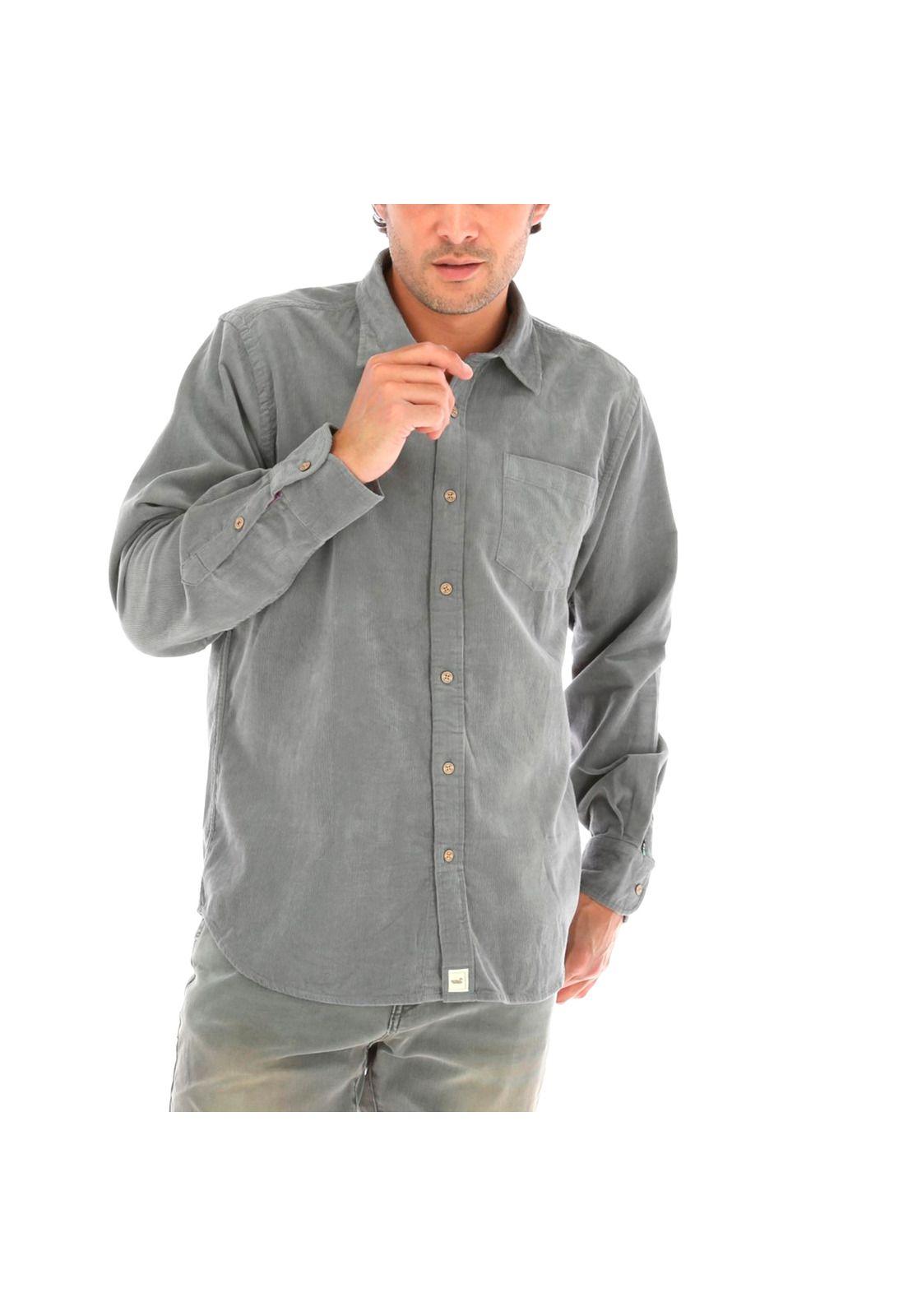 Camisa Corduroy Rockford Gris-0