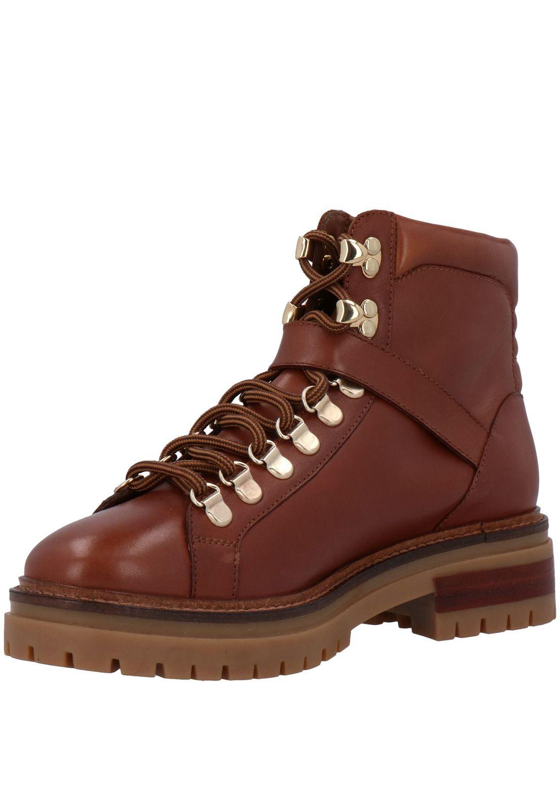 Botin Mujer Cuero Samy Café-3