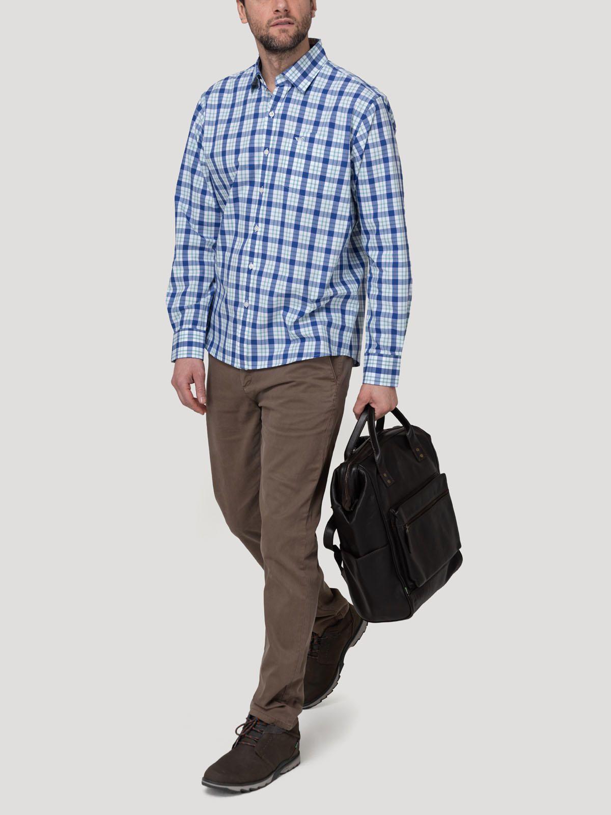 Camisa Algodón Orgánico Hombre Lighter Celeste-7