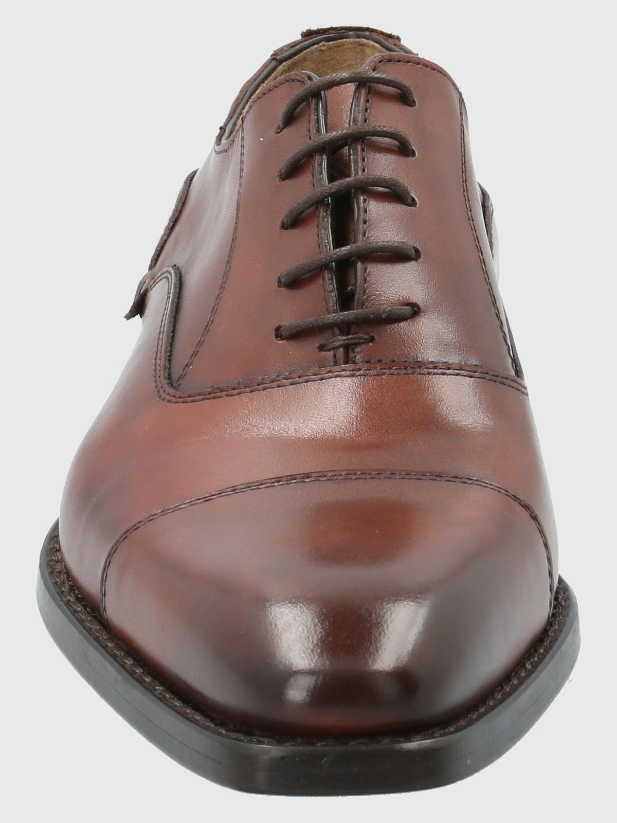 Zapato Cuero Hombre Poleone Café-3