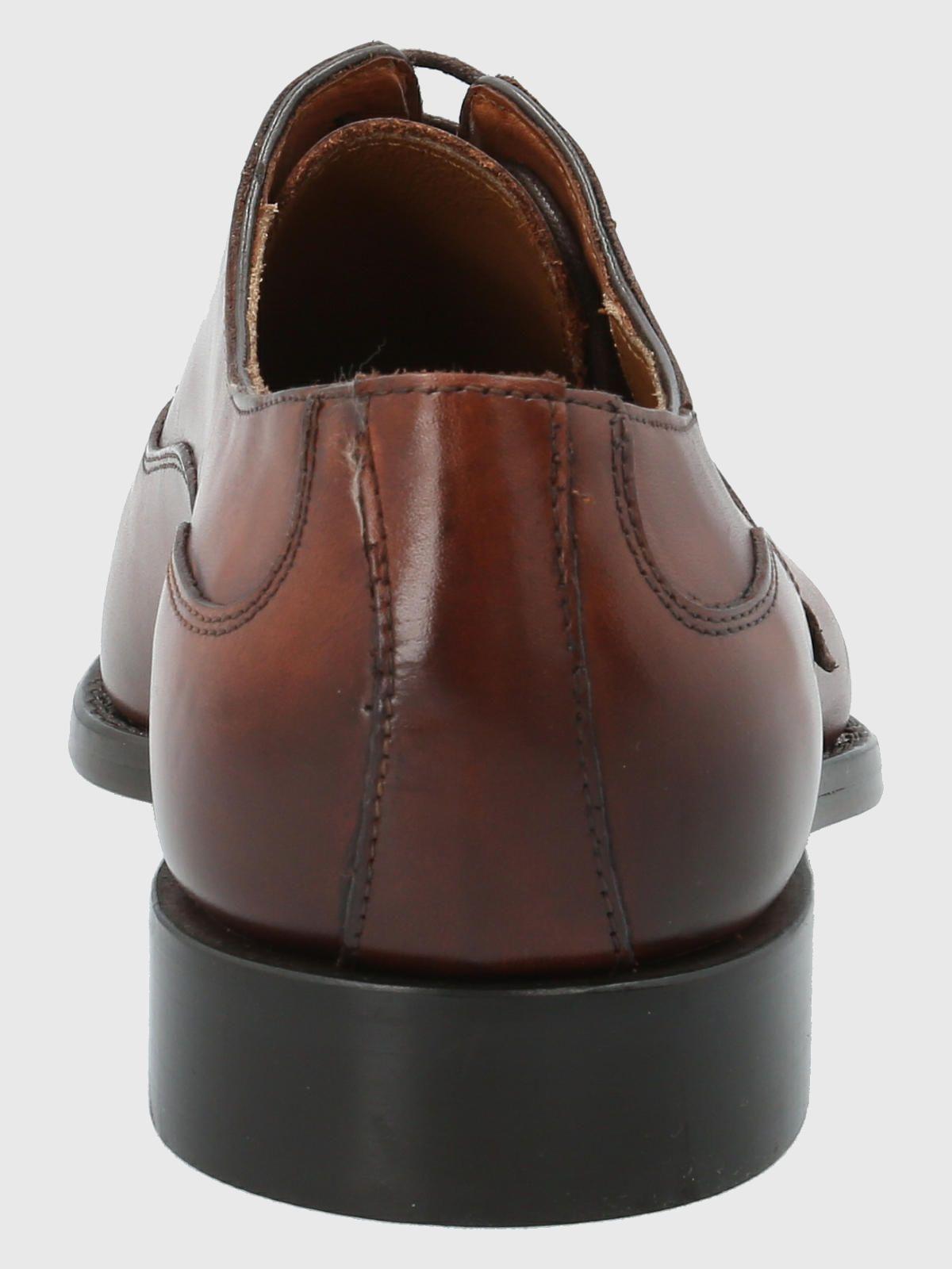 Zapato Cuero Hombre Poleone Café-6
