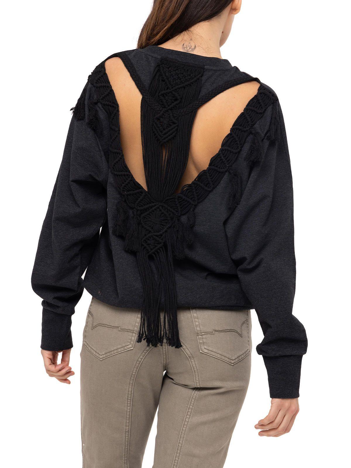 Polerón Algodón Orgánico Anara Negro Mujer-5