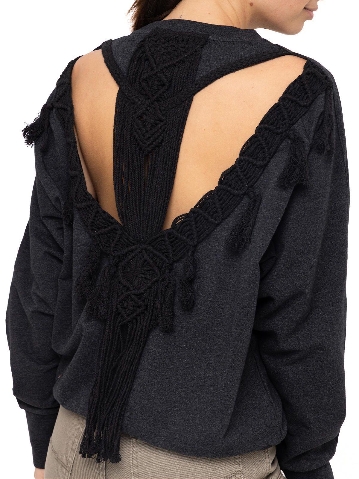 Polerón Algodón Orgánico Anara Negro Mujer-6