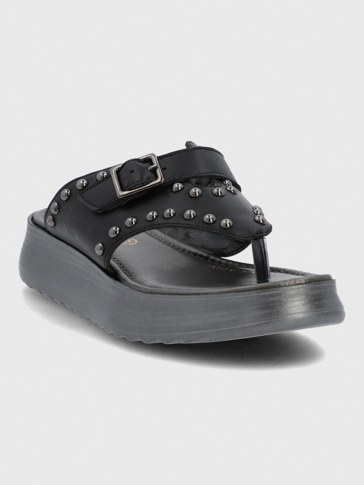 Sandalia Cerutti Mujer Liberaza Negra-0