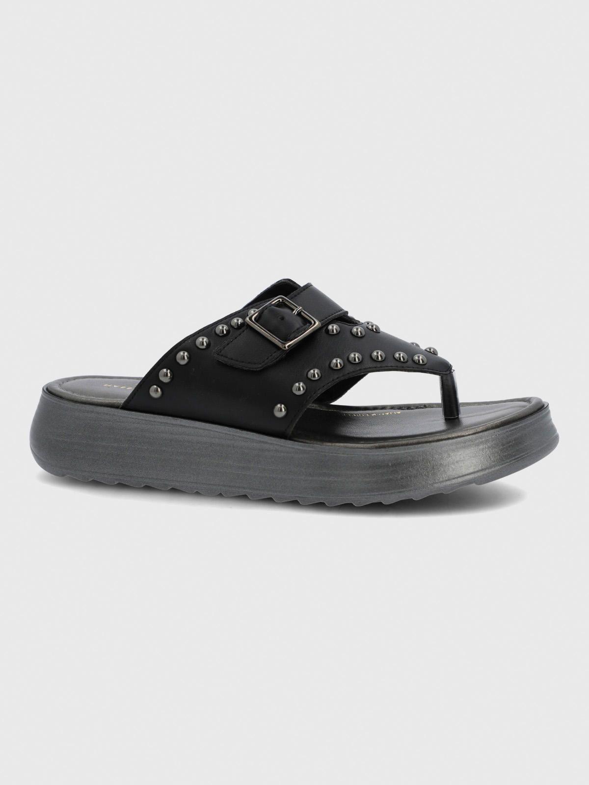 Sandalia Cerutti Mujer Liberaza Negra-1